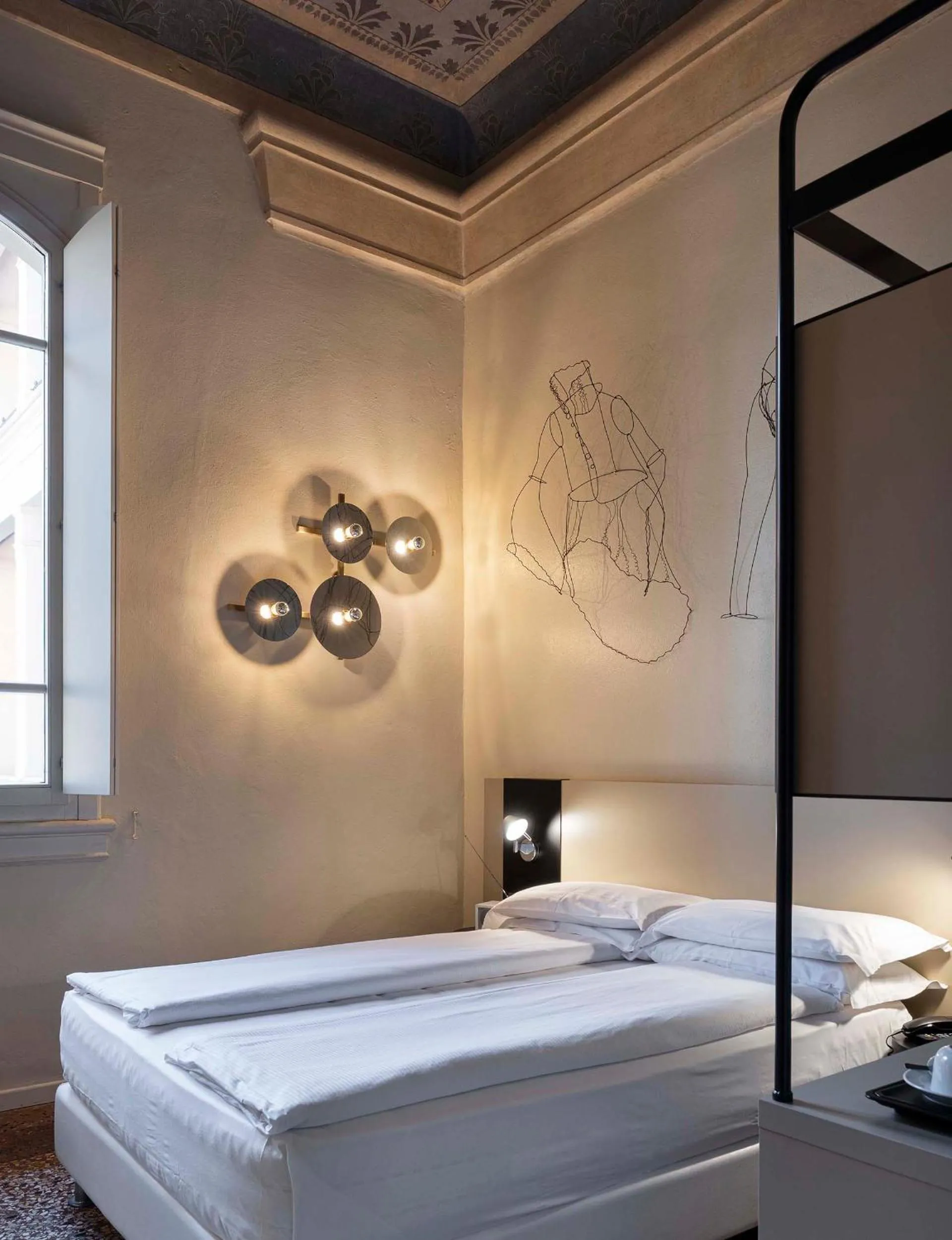 Bedroom, Bed in I Portici Hotel Bologna