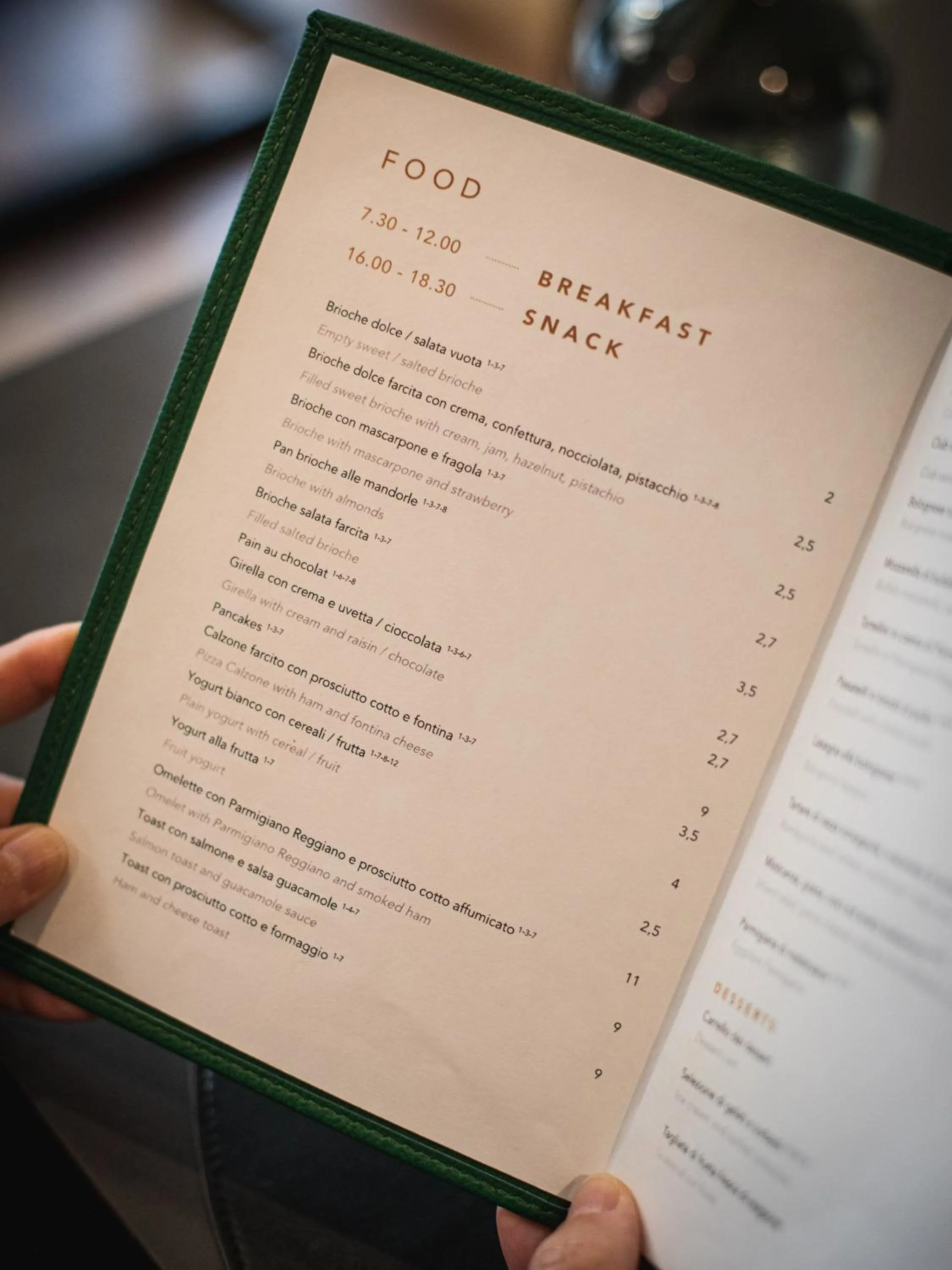 Restaurant/places to eat in I Portici Hotel Bologna