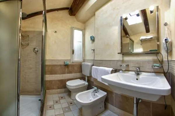 Bathroom in Hotel Pedrini