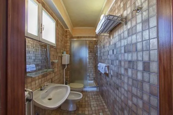 Bathroom in Hotel Pedrini