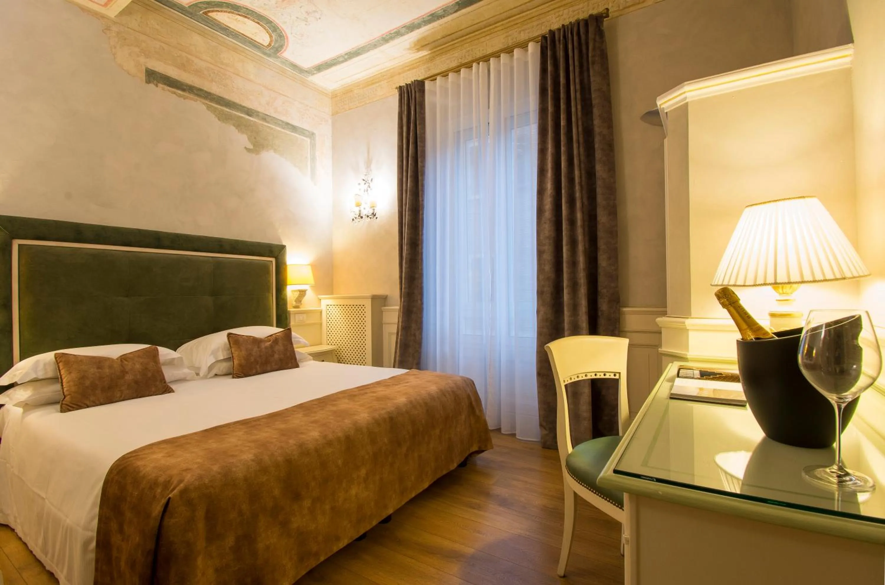 Bed in Hotel Pedrini