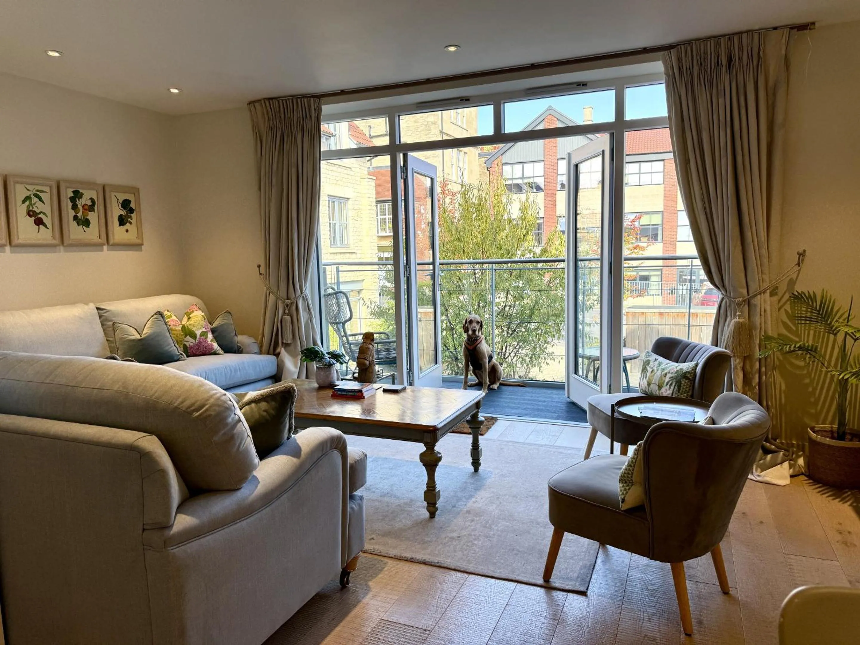 Living room in Walcot Yard with parking, Bath Keys