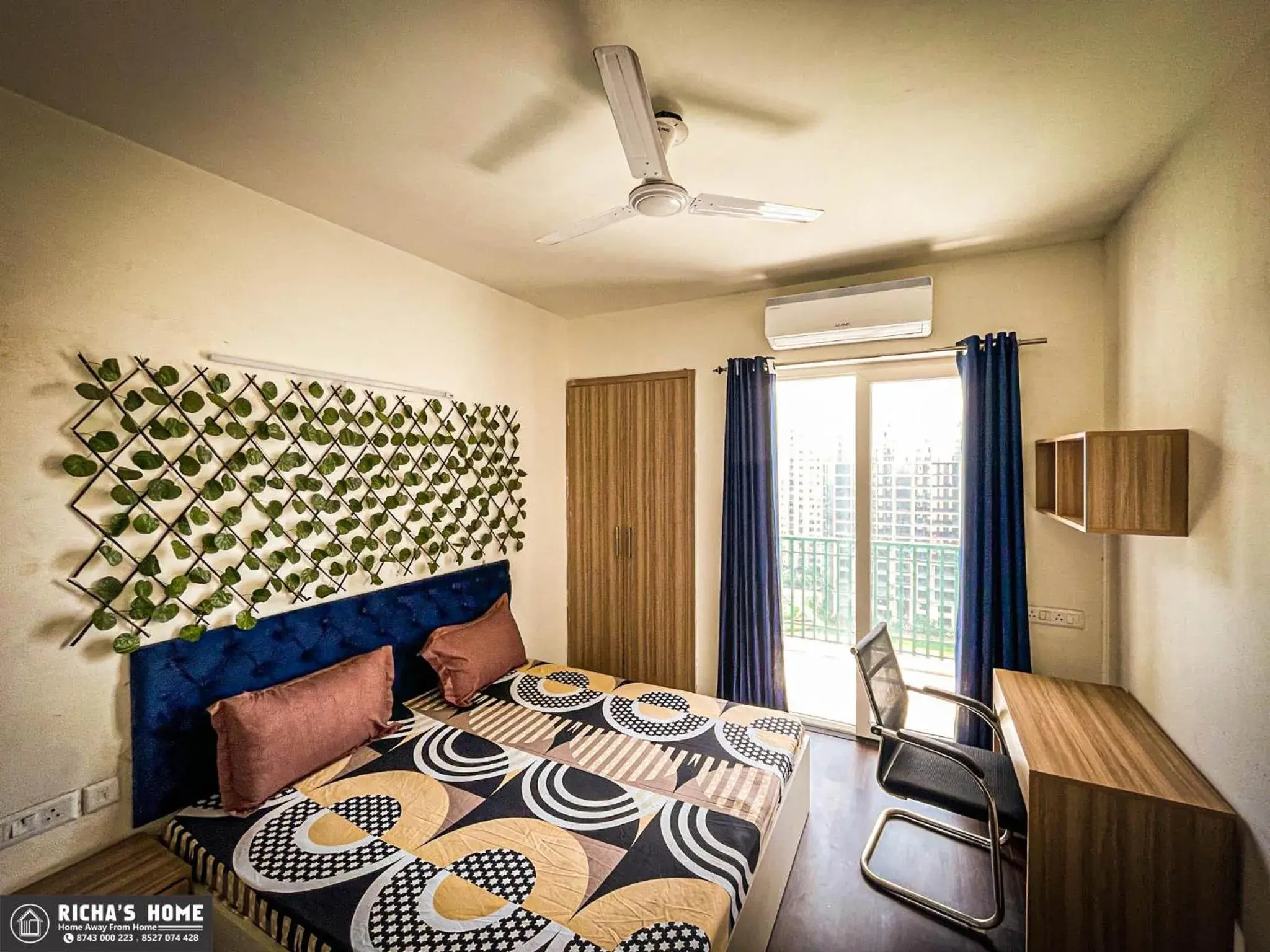 Bed in Richa's Home Bed in Richa's Home