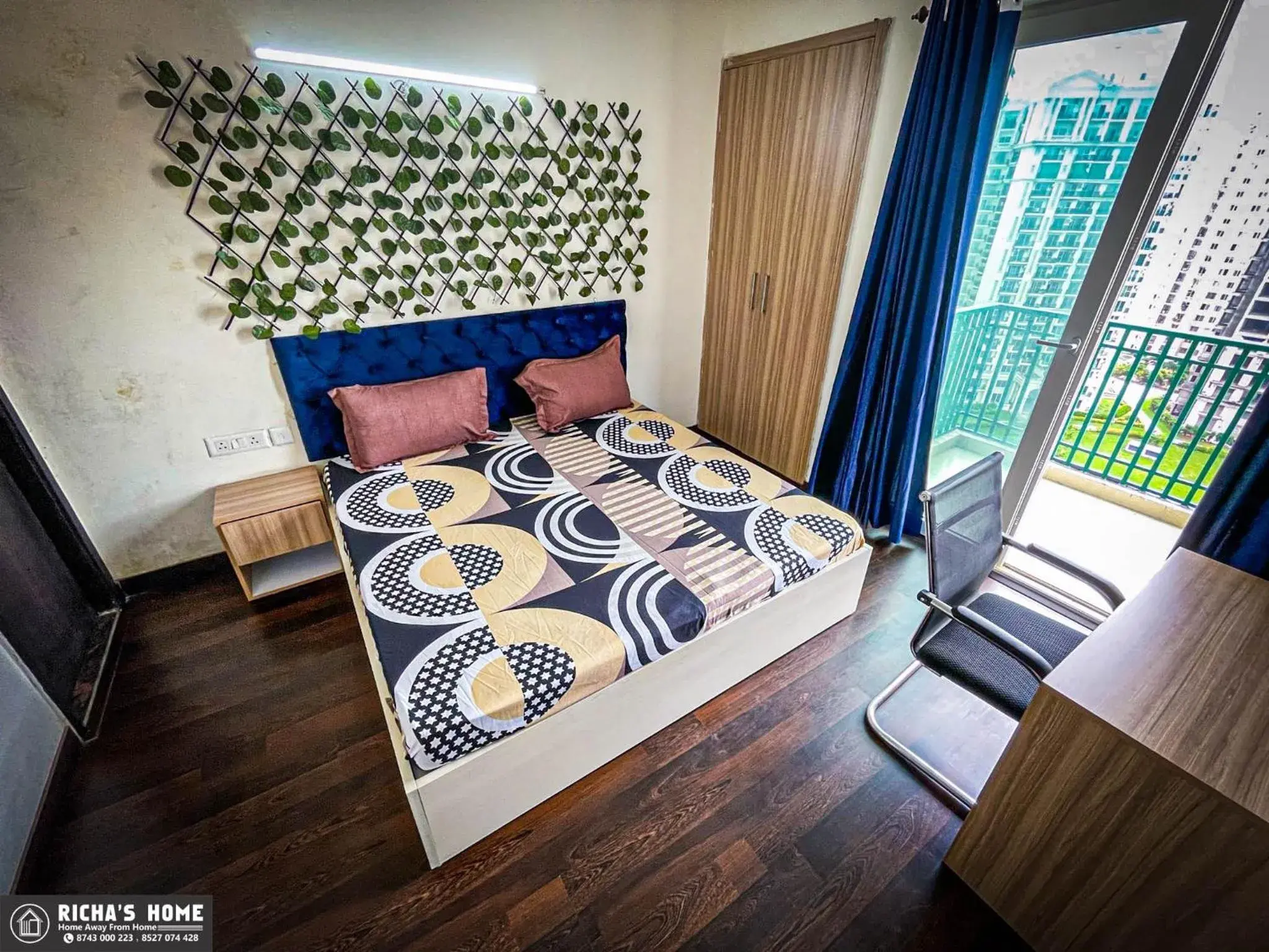 Bed in Richa's Home Bed in Richa's Home