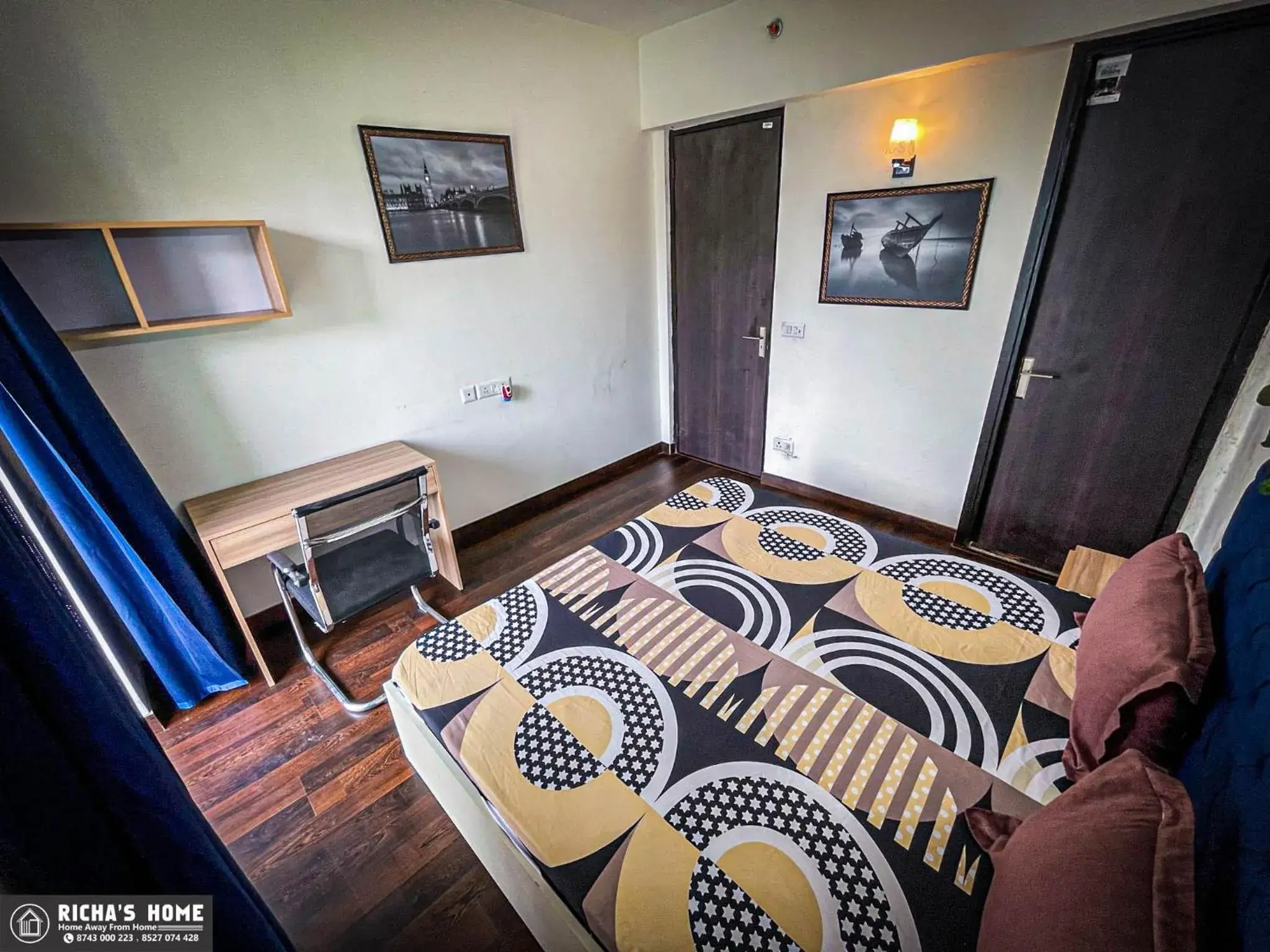 Bed in Richa's Home Bed in Richa's Home