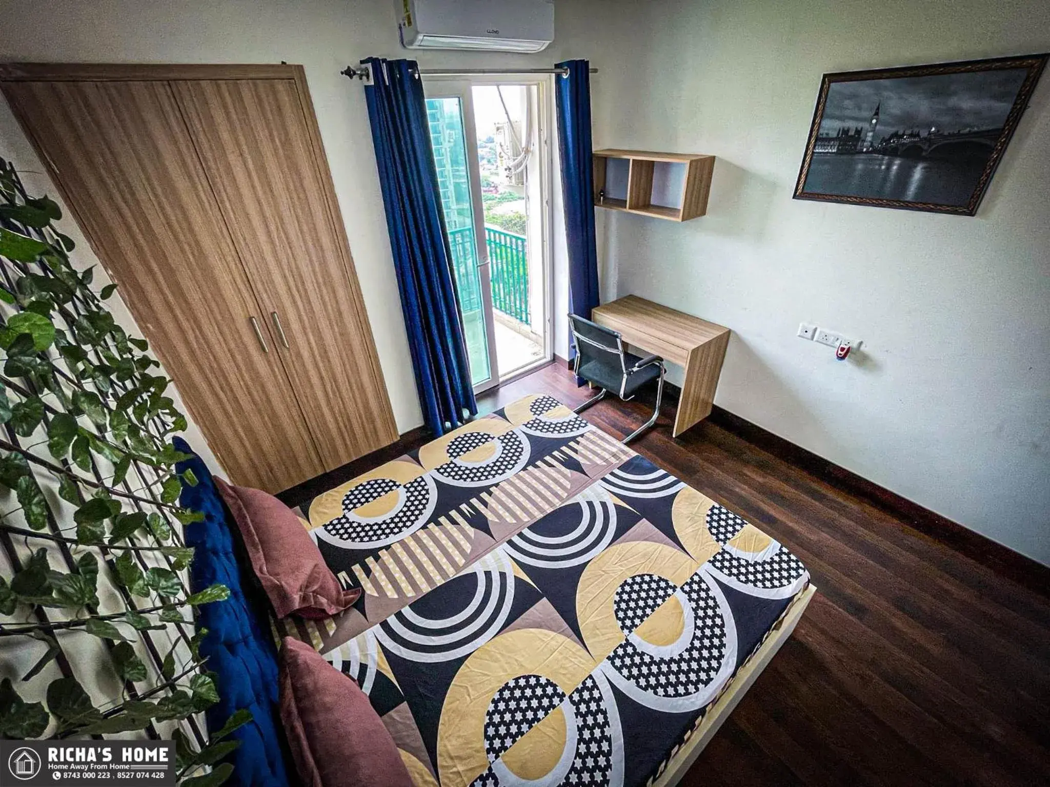 Bed in Richa's Home Bed in Richa's Home