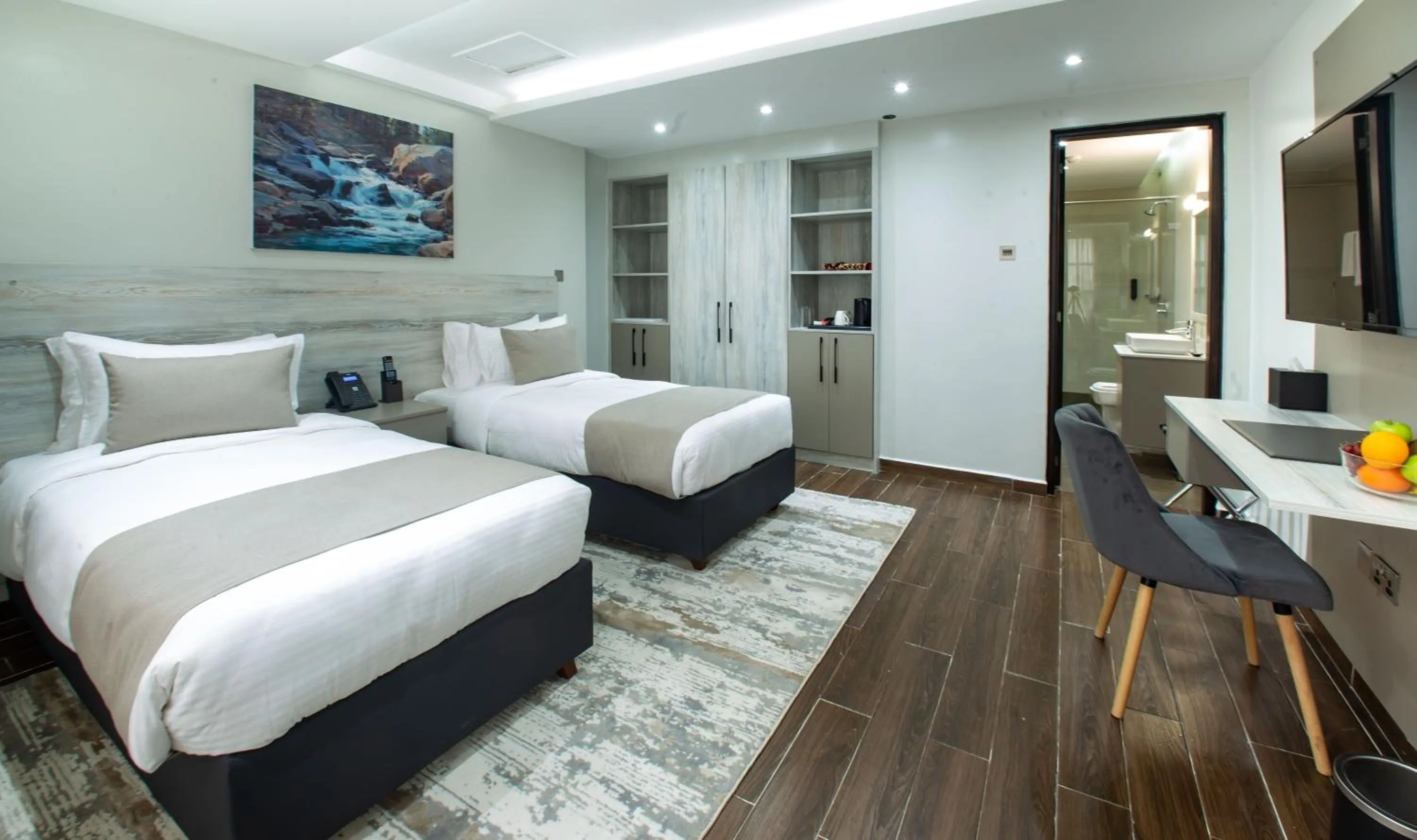 Bed in Hotel Mokka City