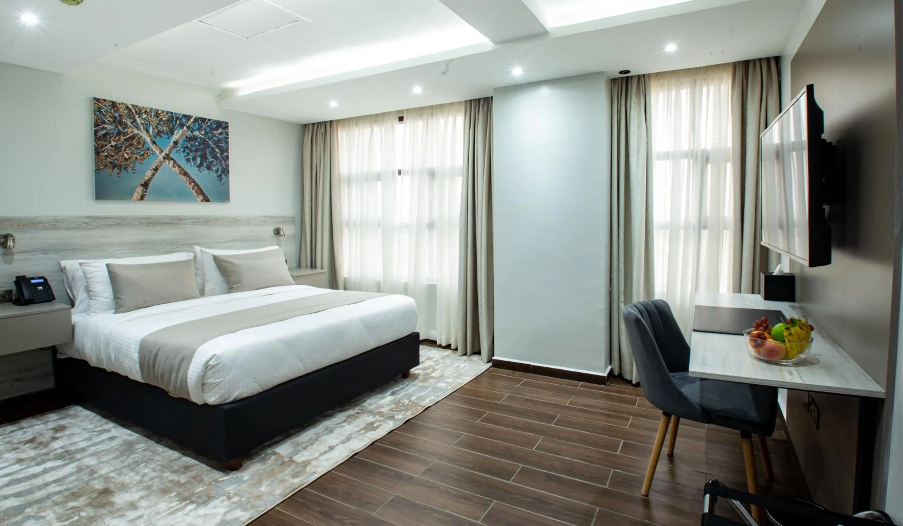 Bed in Hotel Mokka City