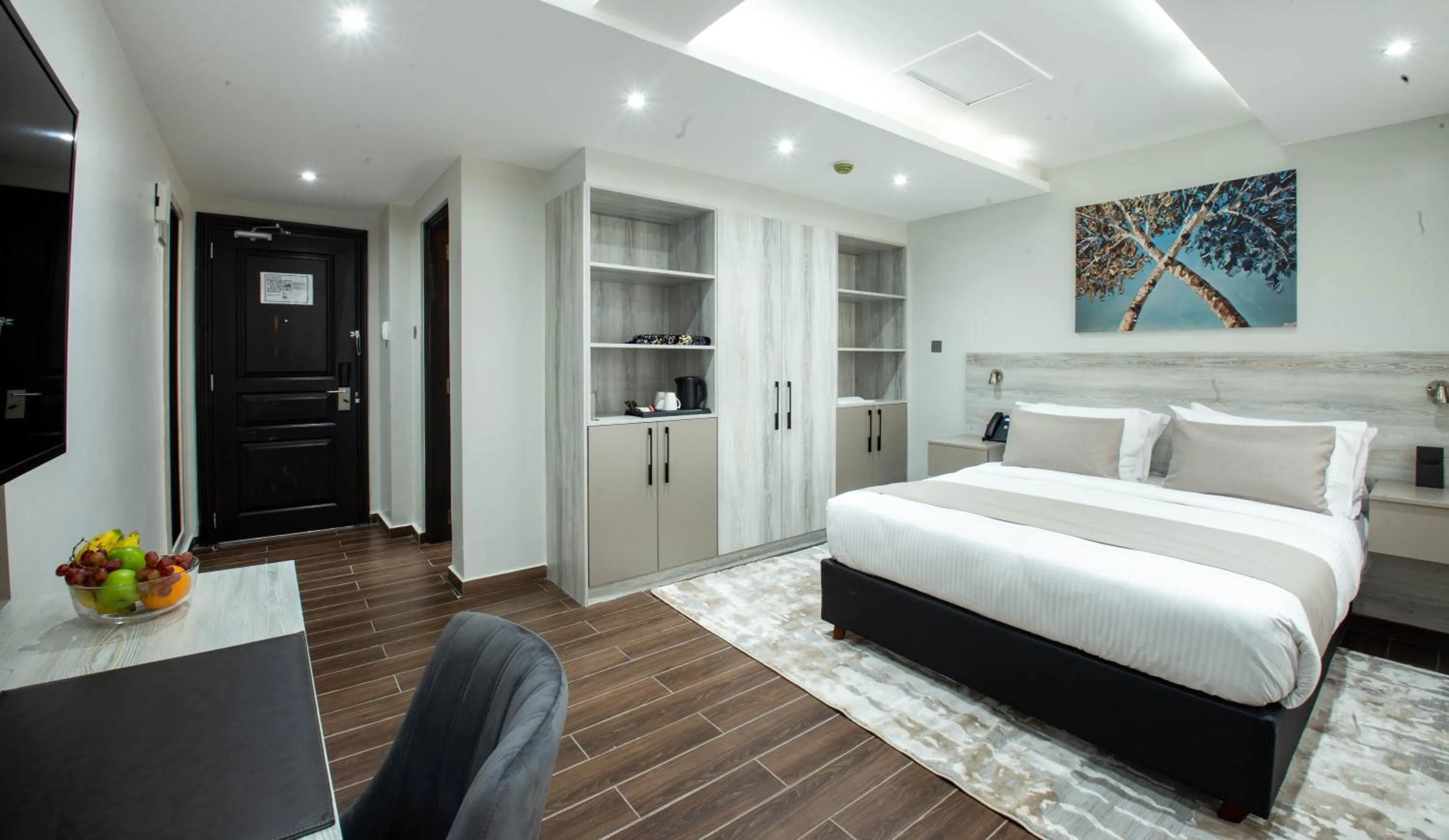 Bed in Hotel Mokka City