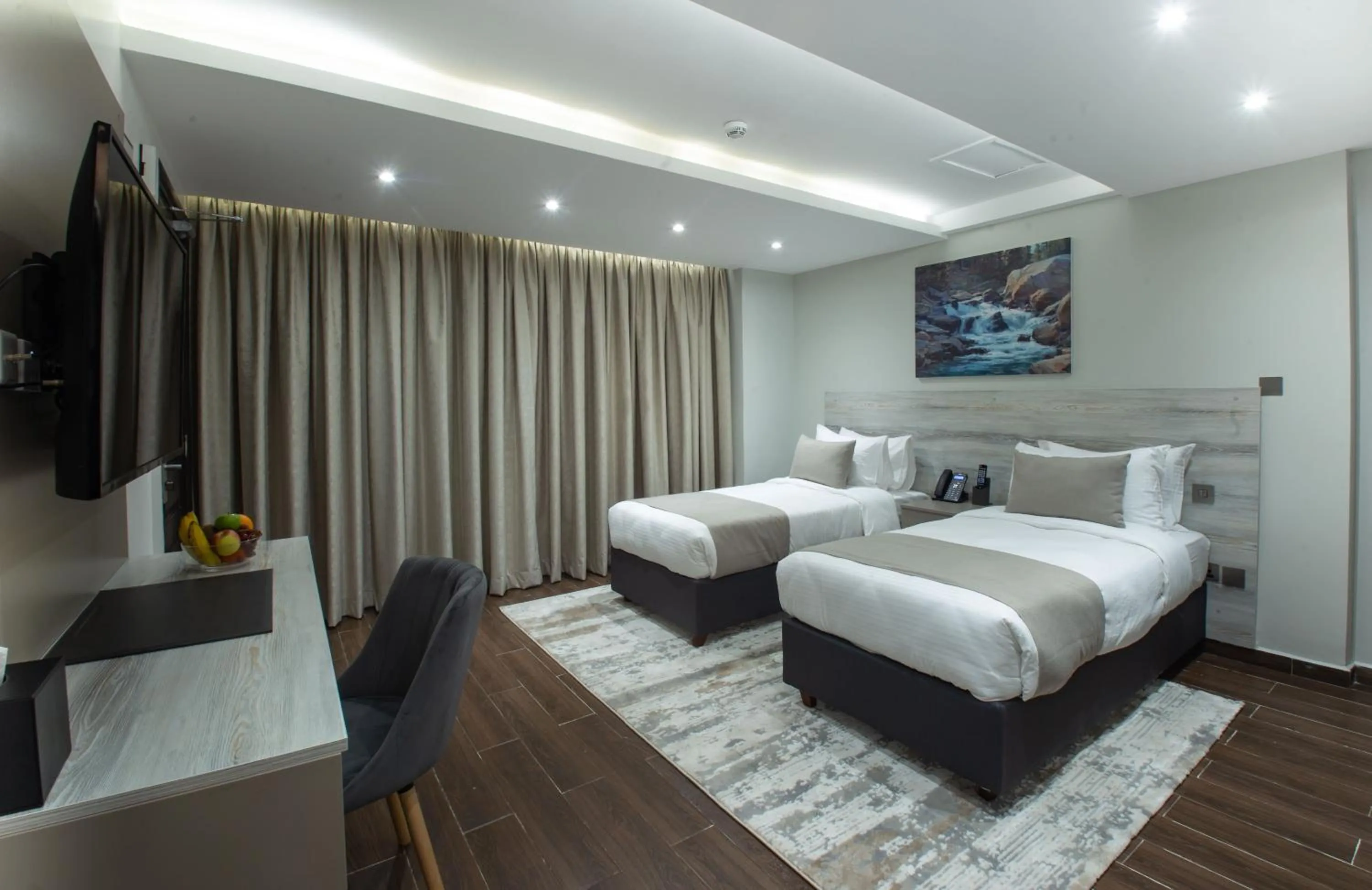 Bed in Hotel Mokka City