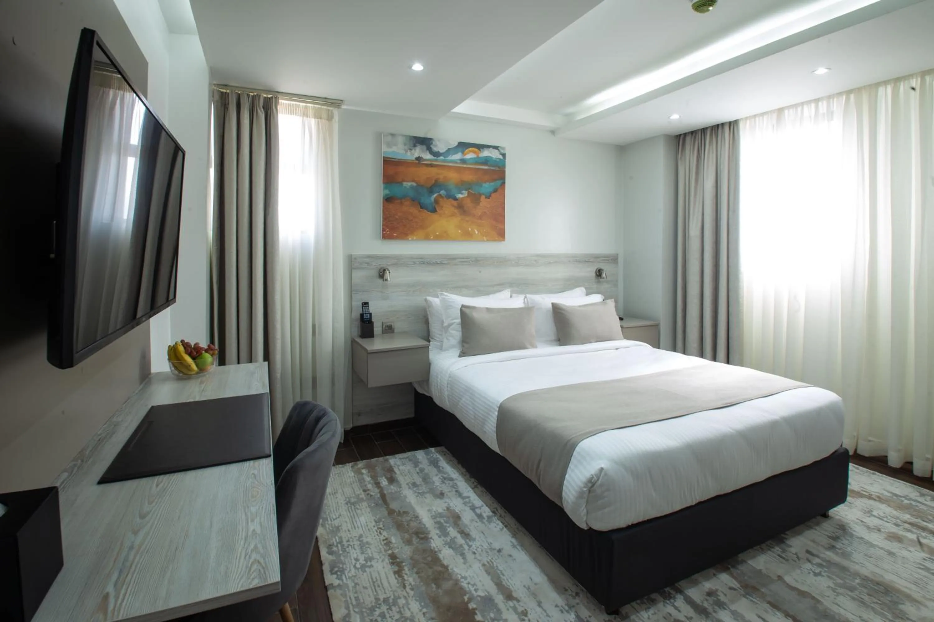 Bed in Hotel Mokka City