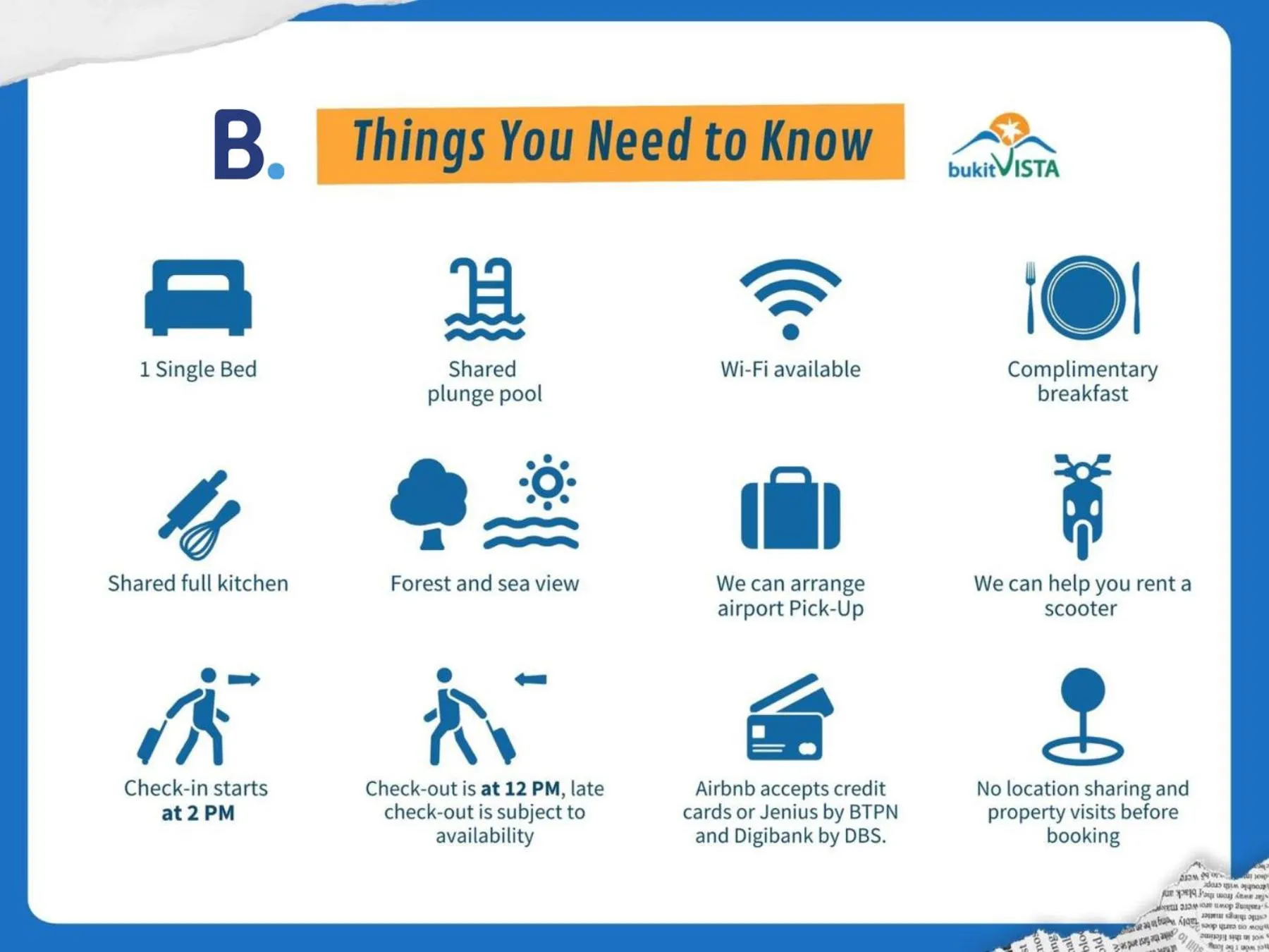 Text overlay in Bong Hostel Nusa Lembongan by Bukit Vista