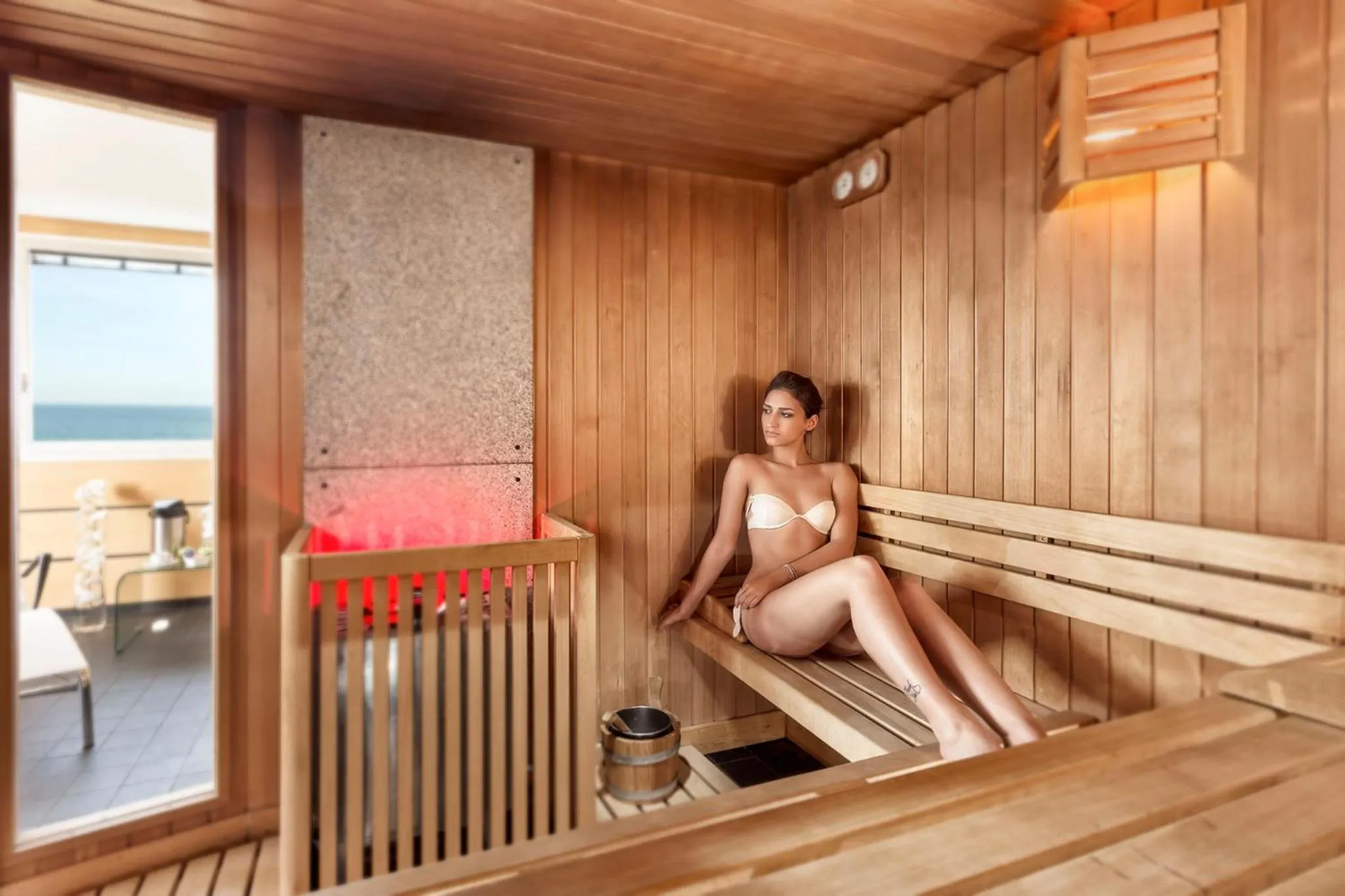 Sauna in Hotel Michelangelo