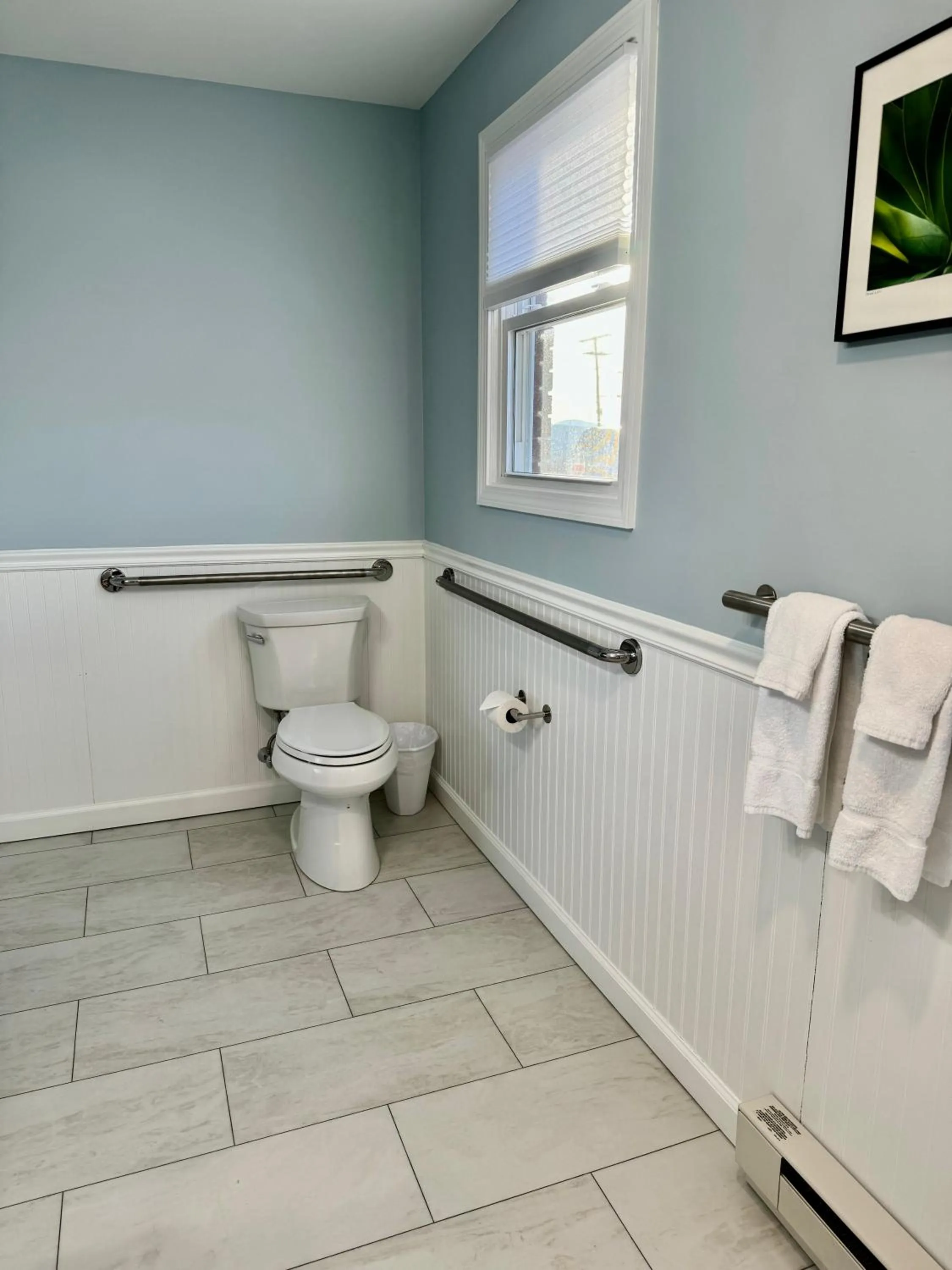 Bathroom in Blue Vista Motor Lodge