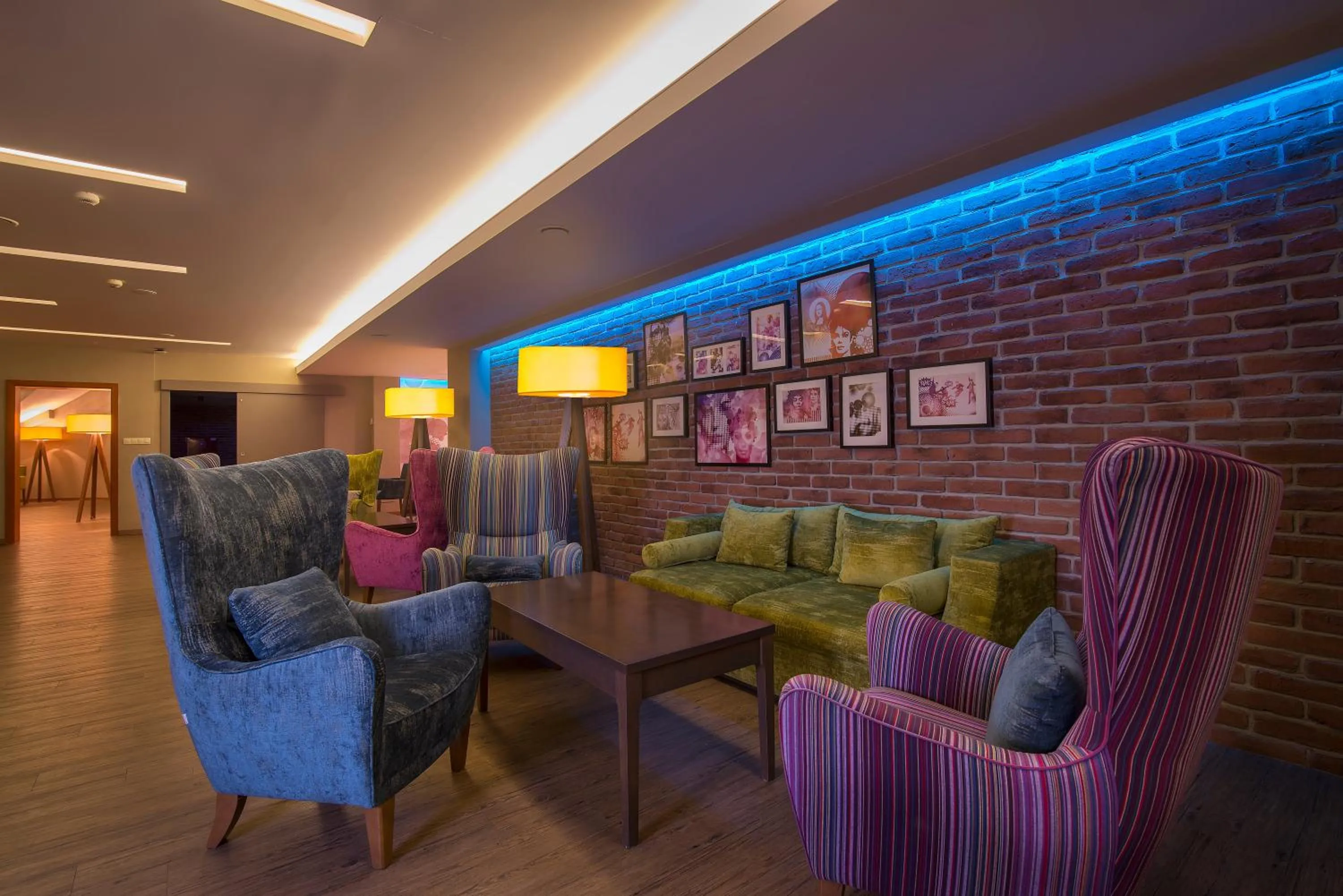 Communal lounge/ TV room in Hotel Masuria