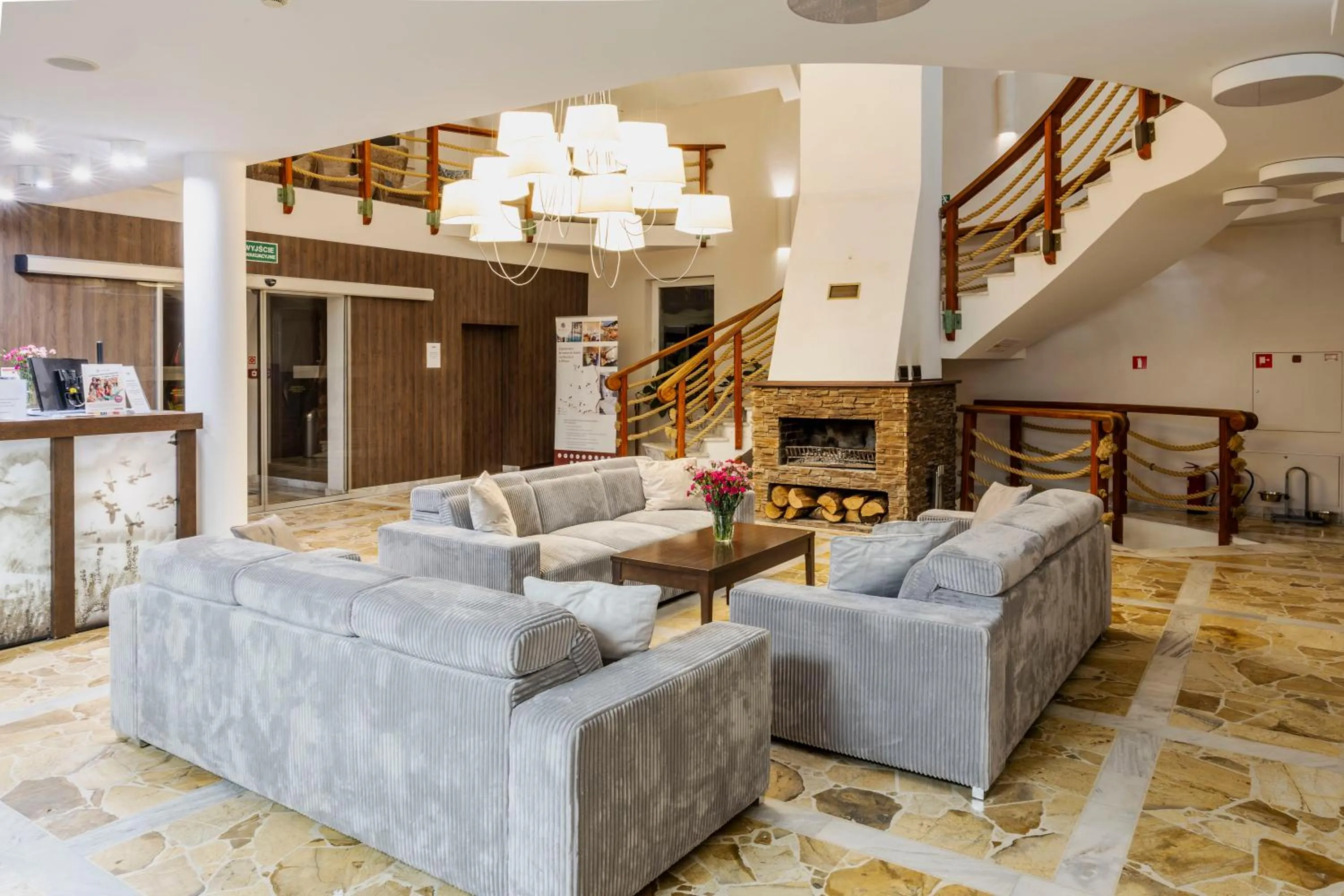 Lobby or reception in Hotel Masuria