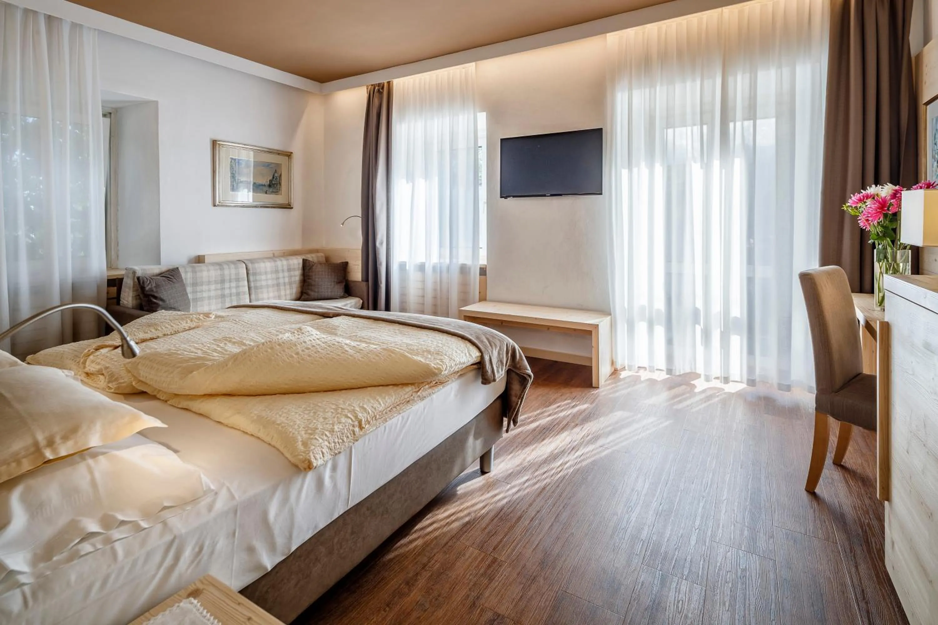 Bed in Hotel Menardi