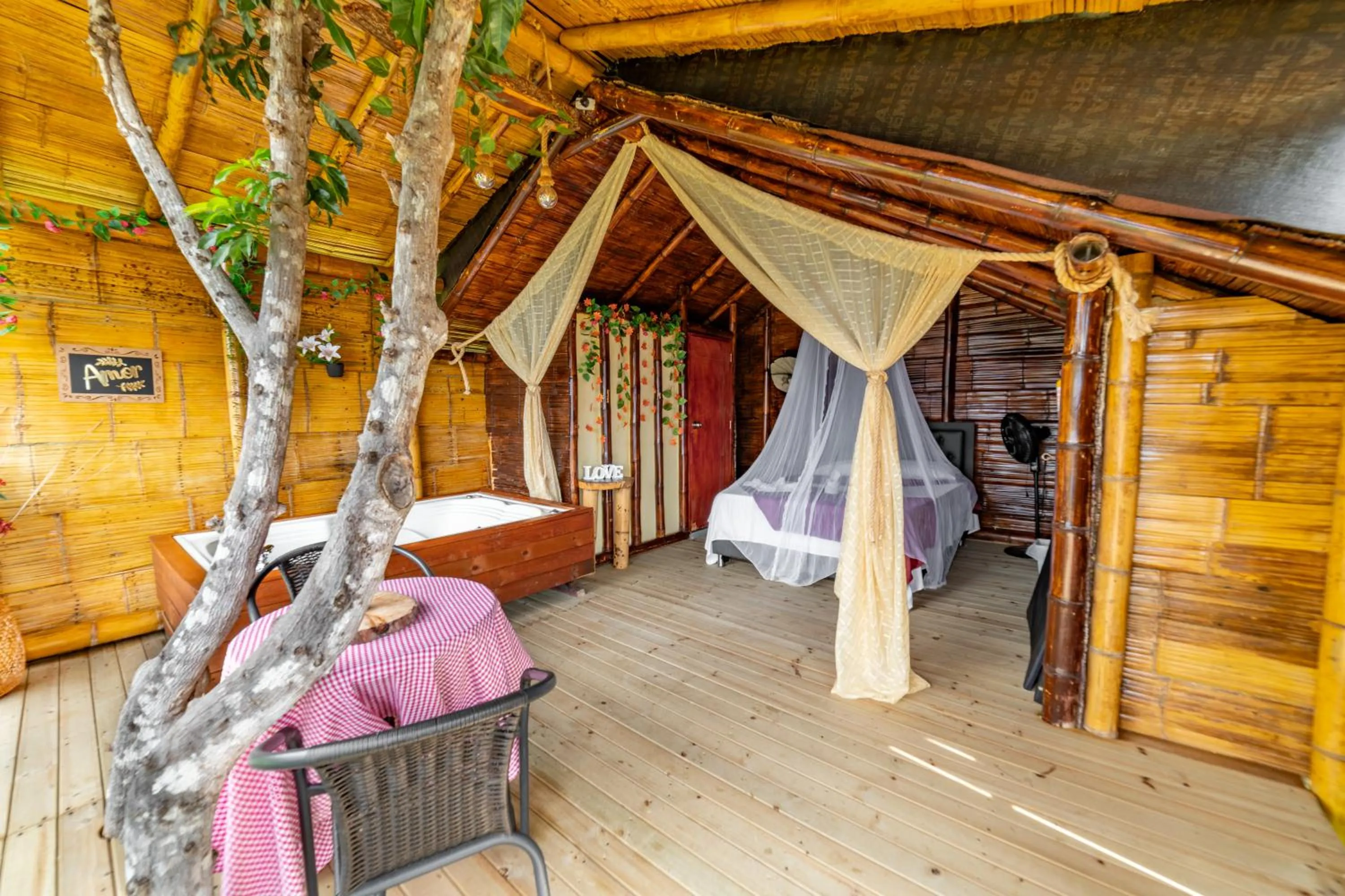 Bedroom in Glamping Mirador Santa Fe-Sopetran