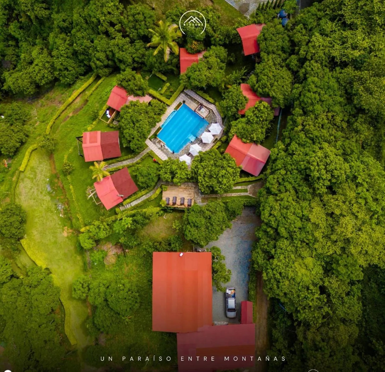 Property building in Glamping Mirador Santa Fe-Sopetran