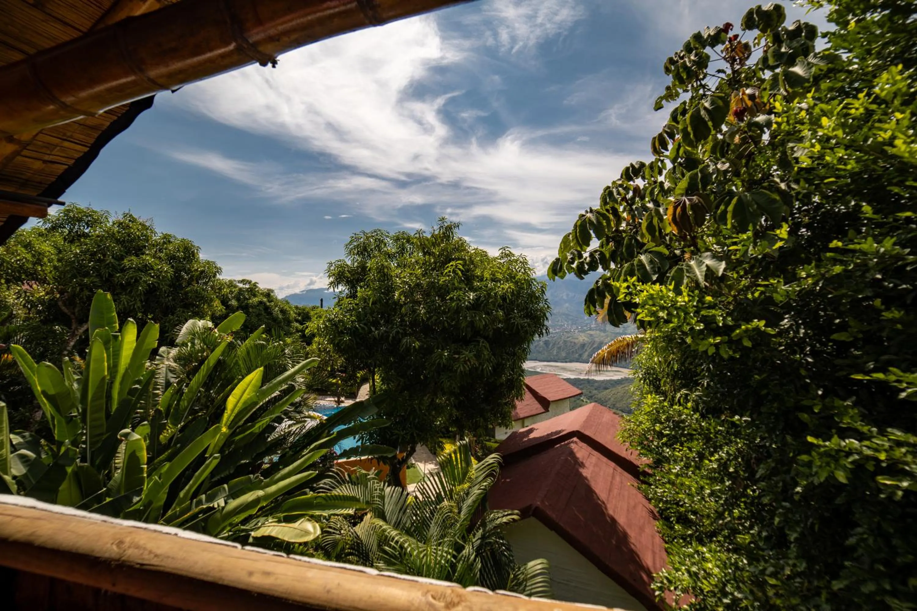 Garden view in Glamping Mirador Santa Fe-Sopetran