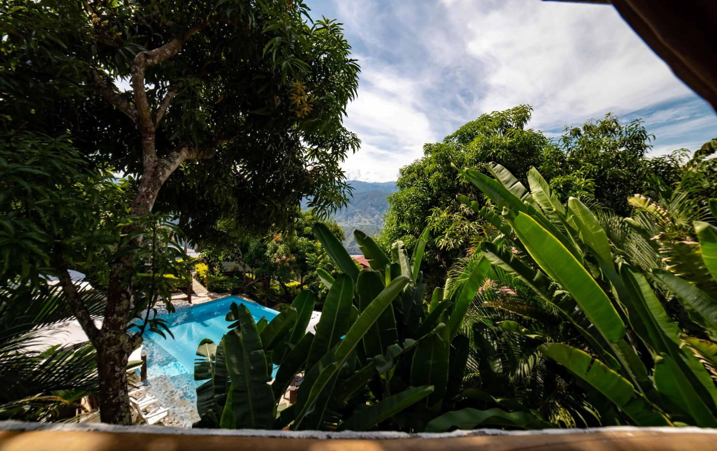 Garden view in Glamping Mirador Santa Fe-Sopetran