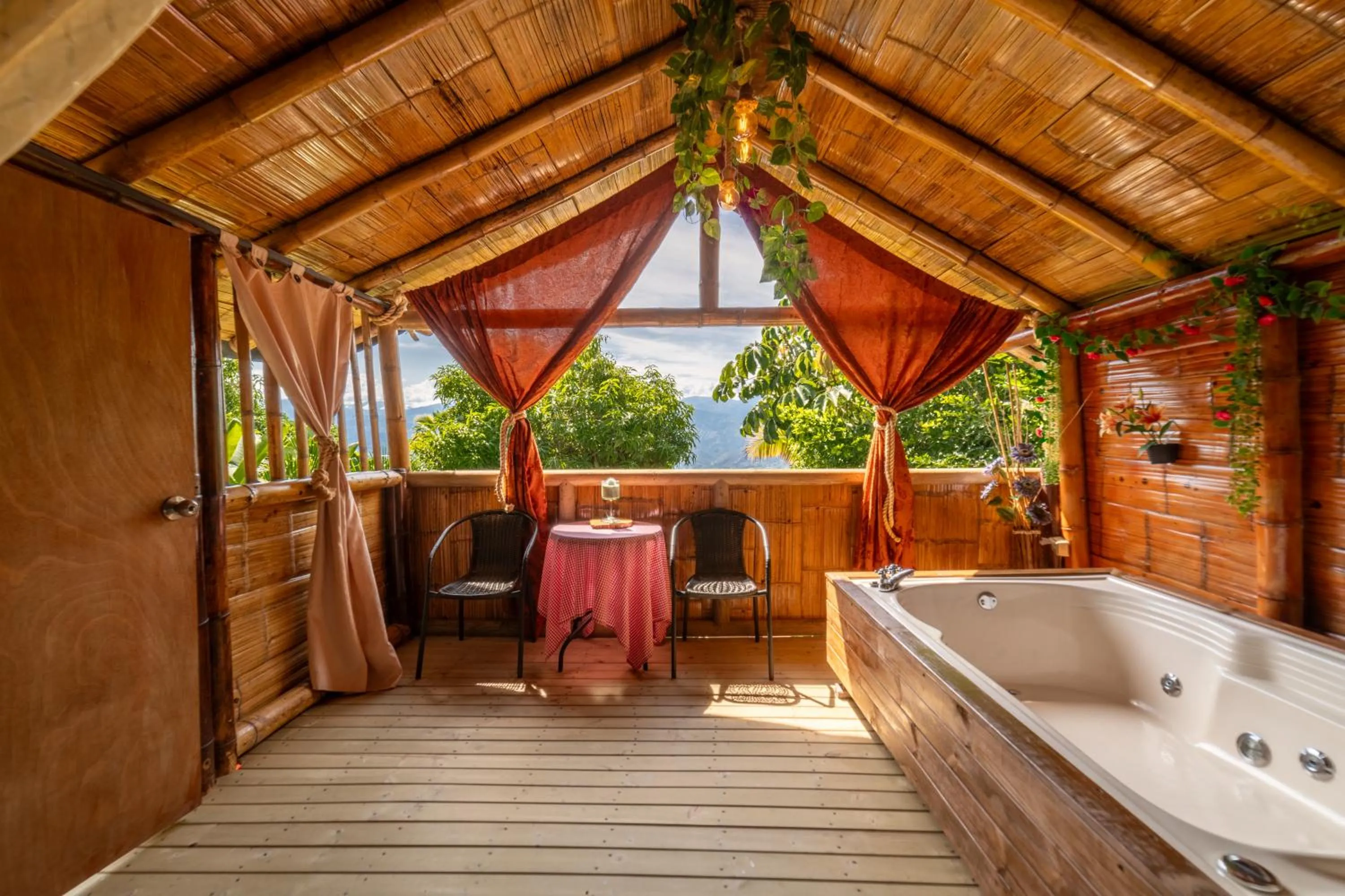 Bedroom in Glamping Mirador Santa Fe-Sopetran