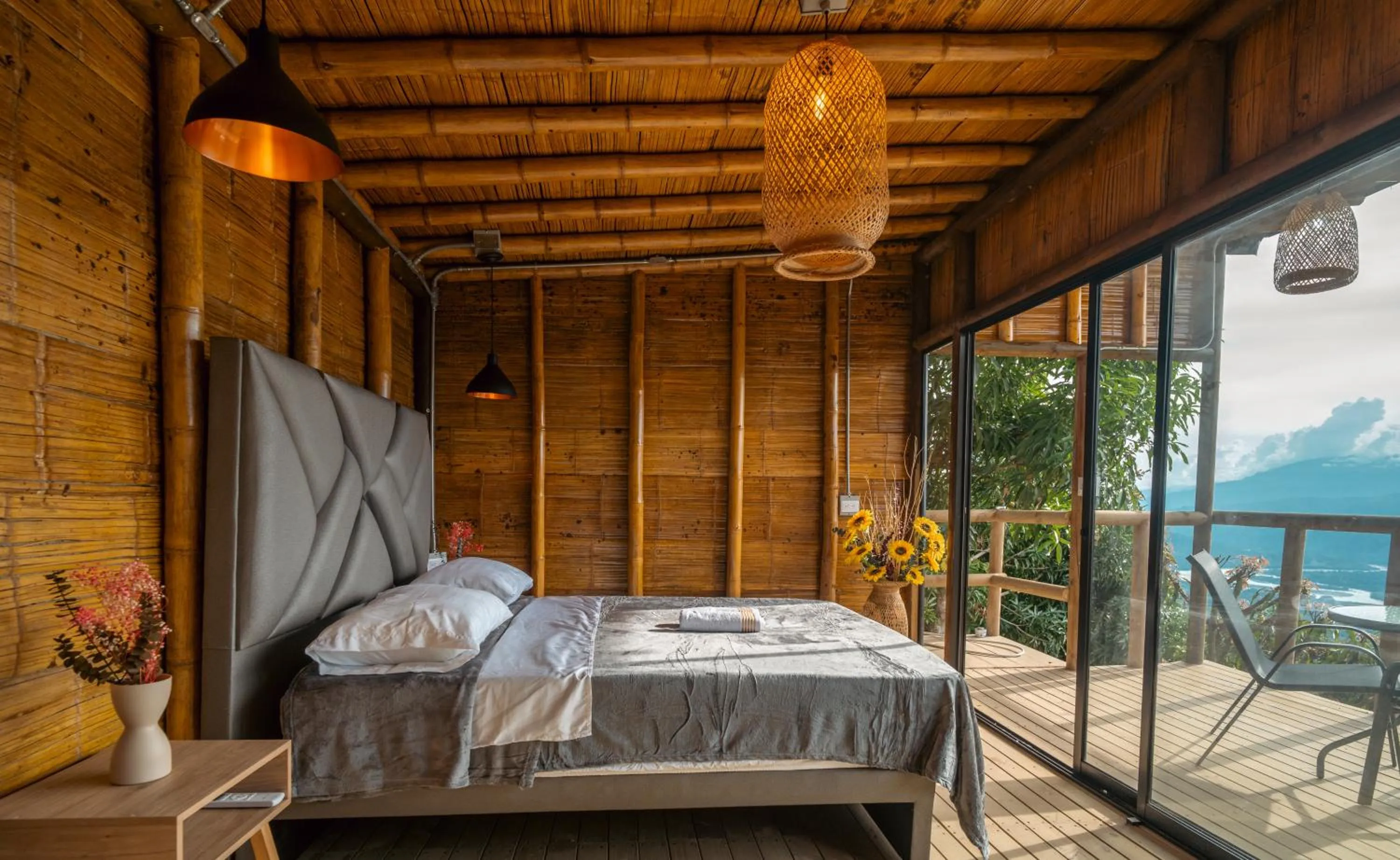 Photo of the whole room, Bed in Glamping Mirador Santa Fe-Sopetran