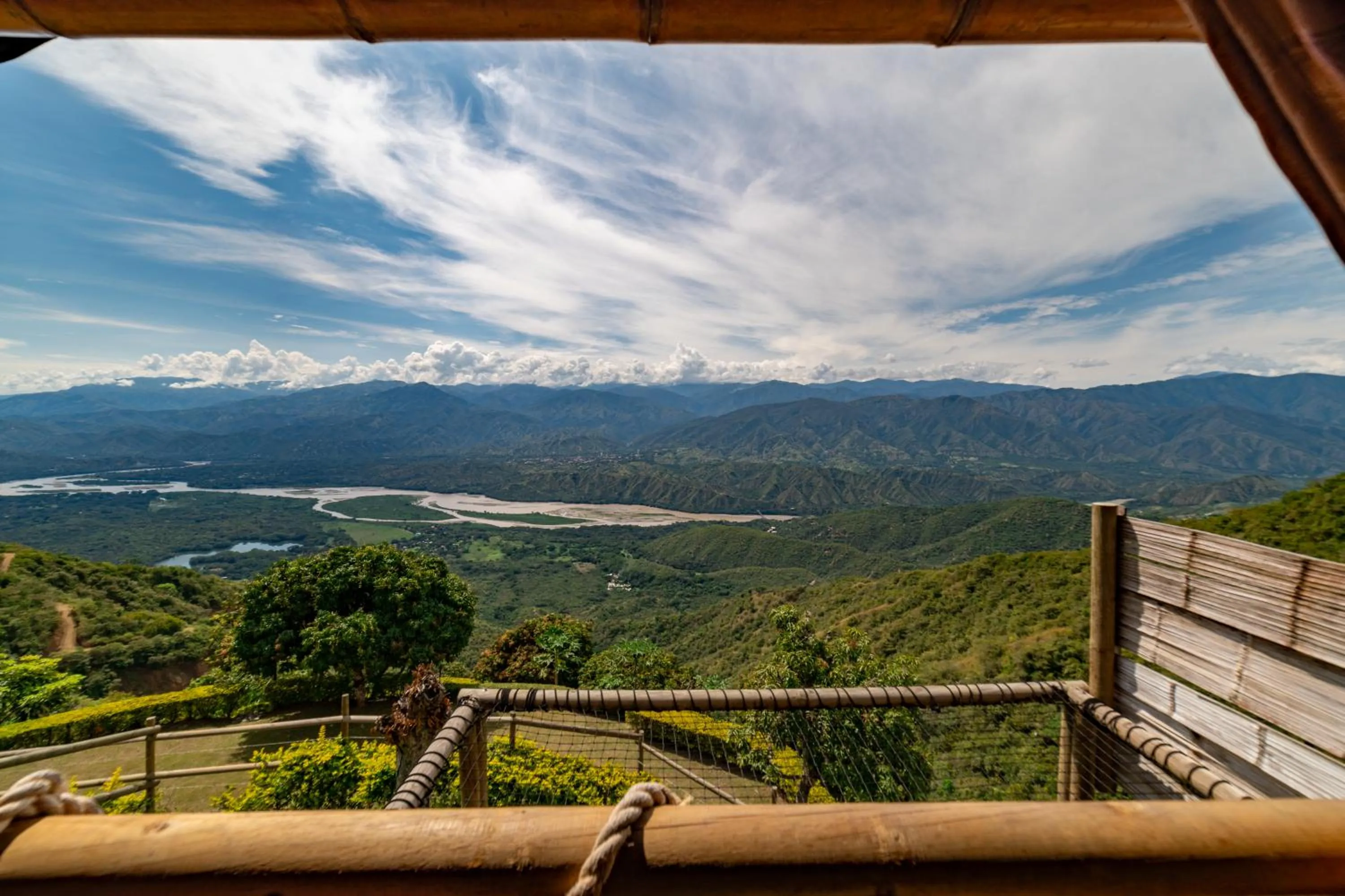 River view in Glamping Mirador Santa Fe-Sopetran