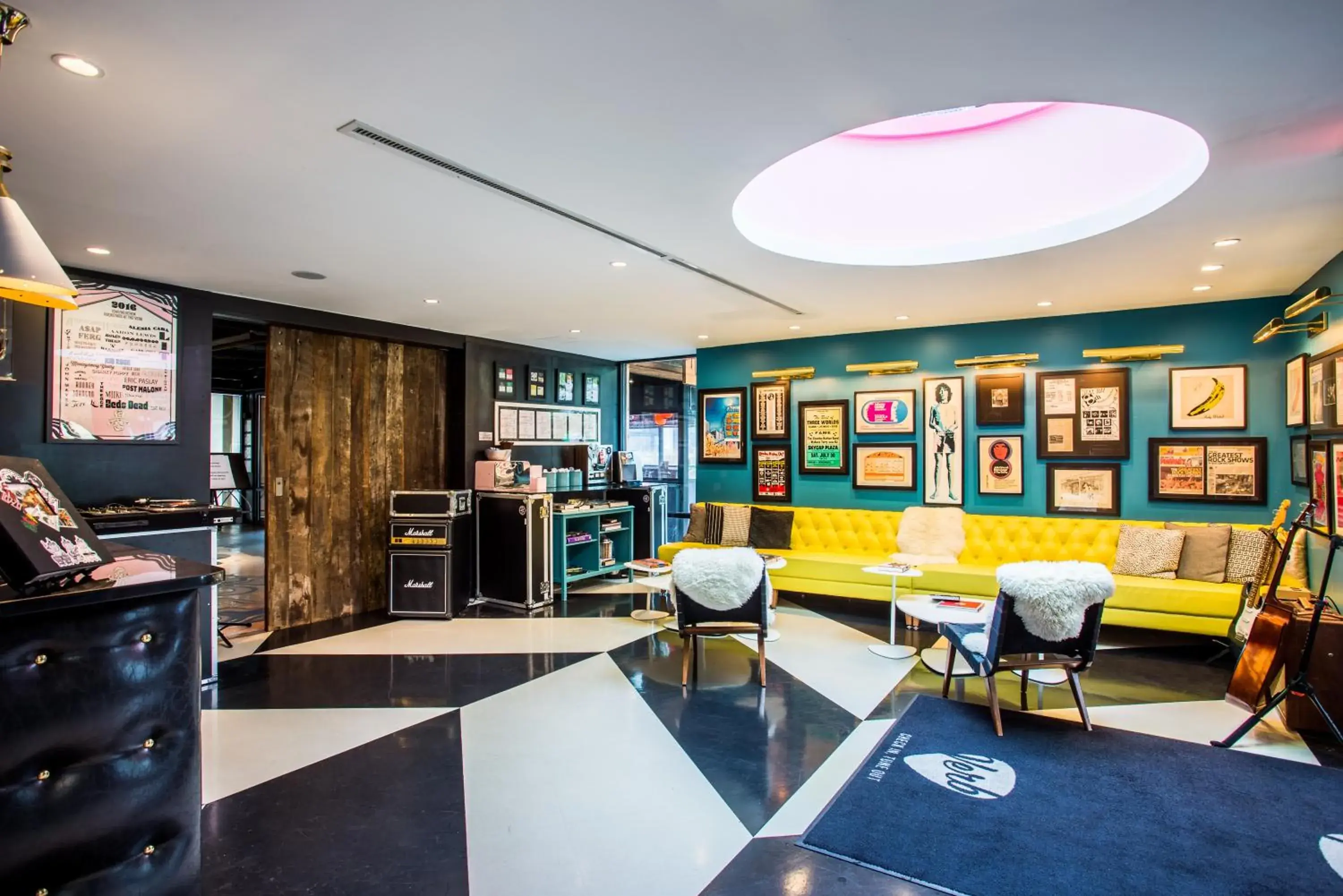 Lobby or reception in The Verb Hotel Lobby or reception in The Verb Hotel