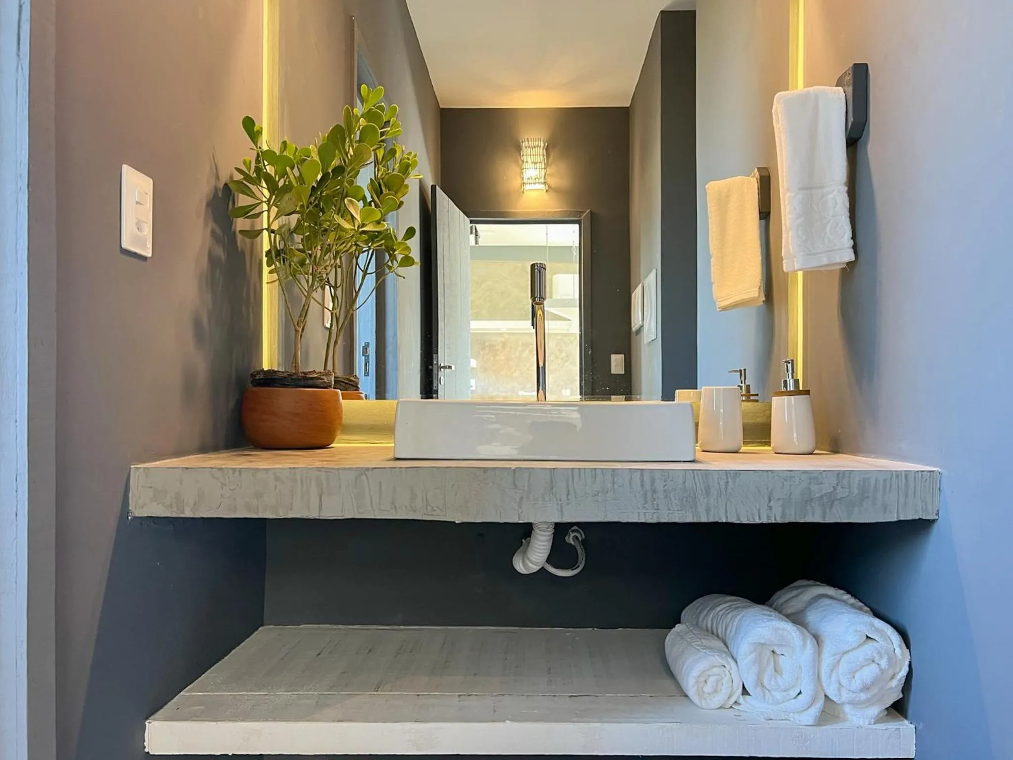 Bathroom in Club de Mar Condo Hotel