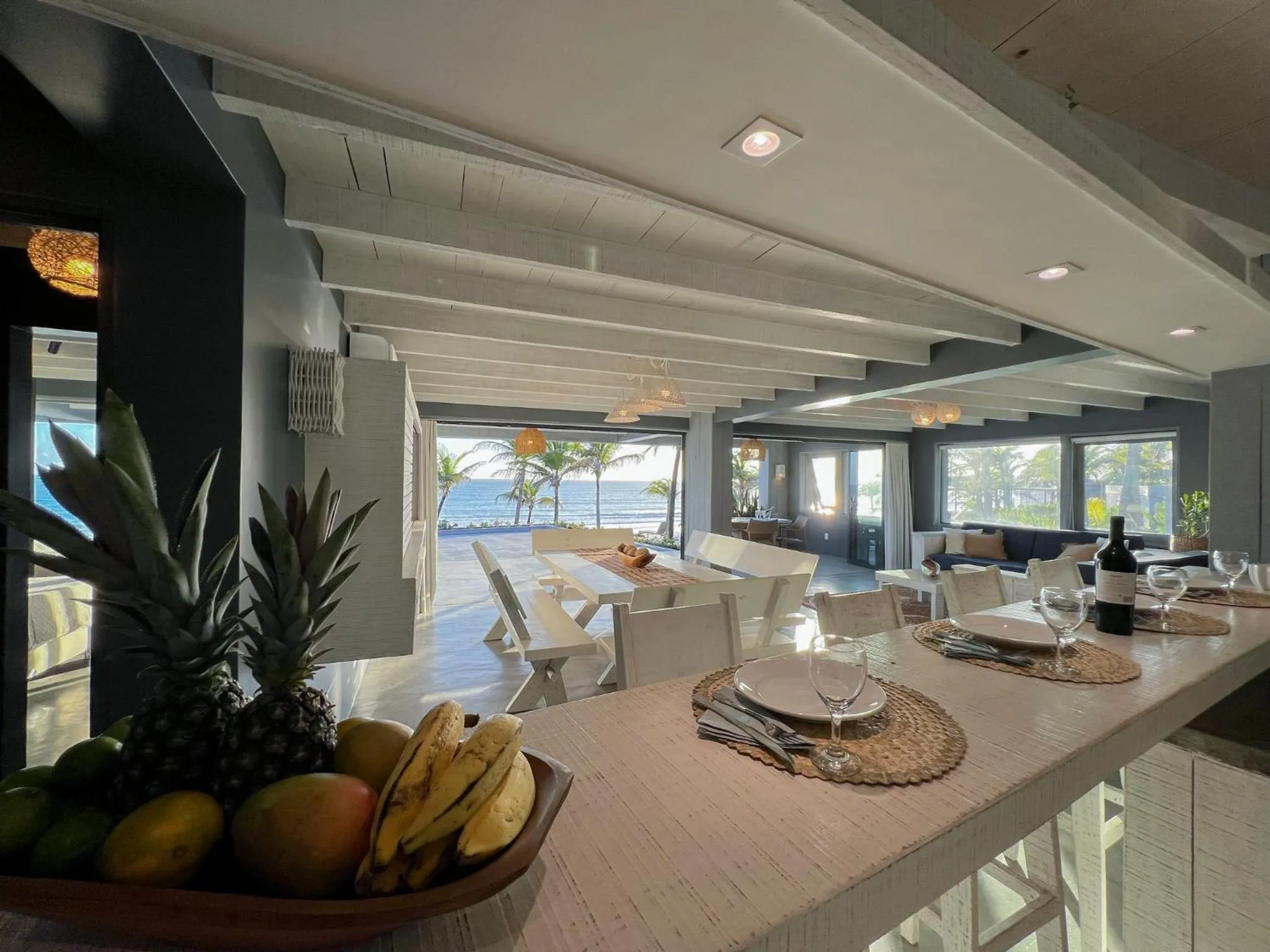 Living room in Club de Mar Condo Hotel