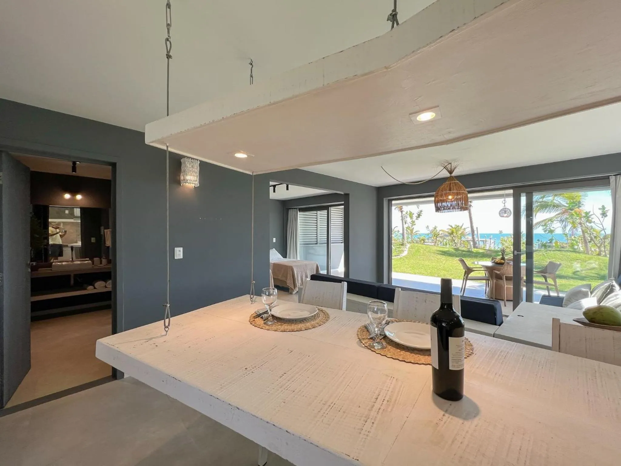 Dining area in Club de Mar Condo Hotel