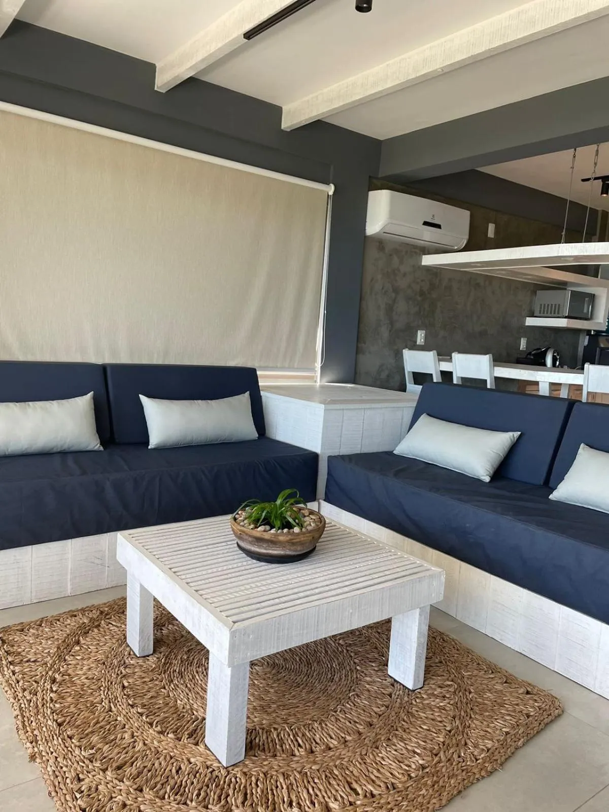 Living room in Club de Mar Condo Hotel