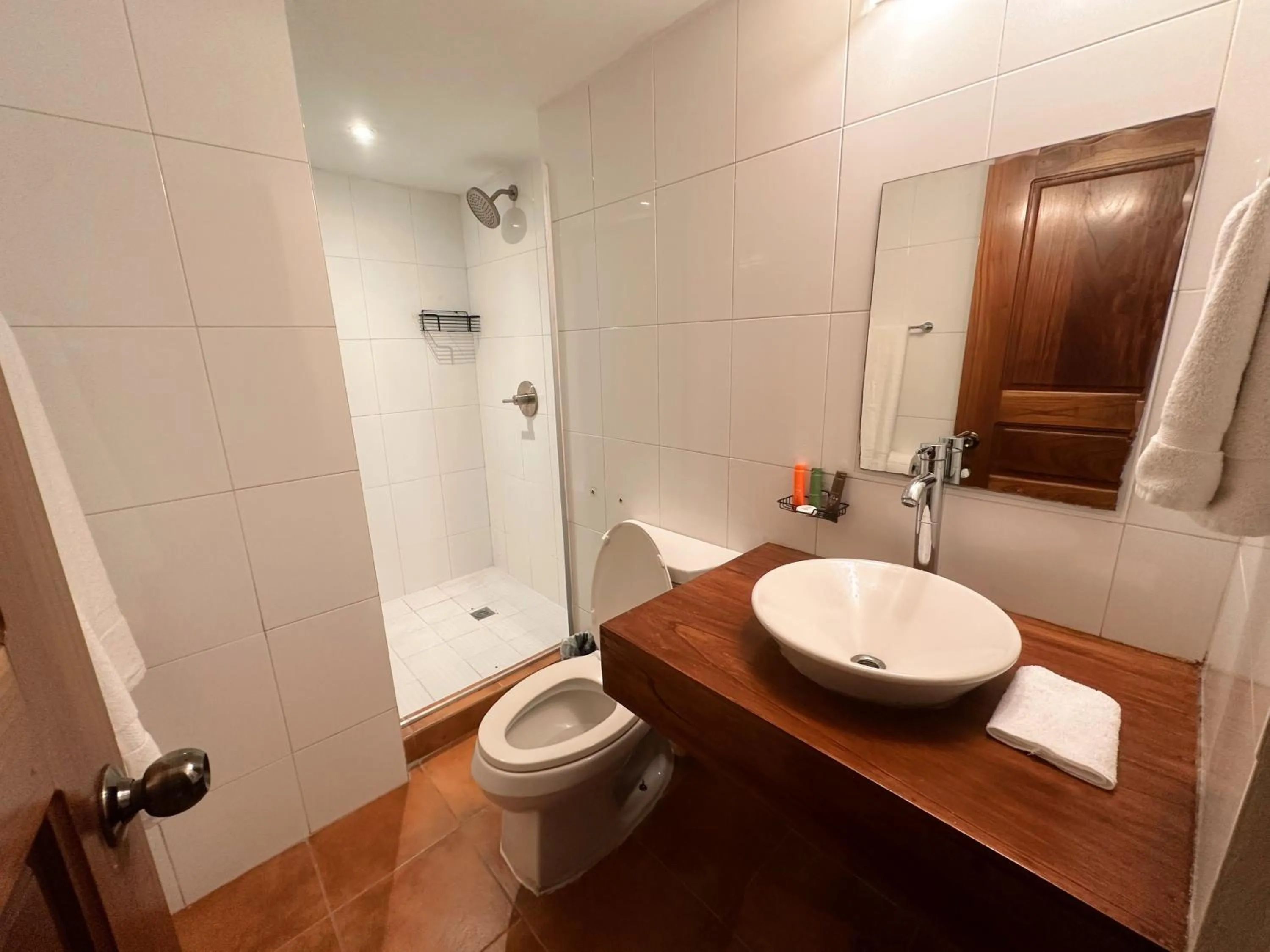 Shower in Oasis Hotel