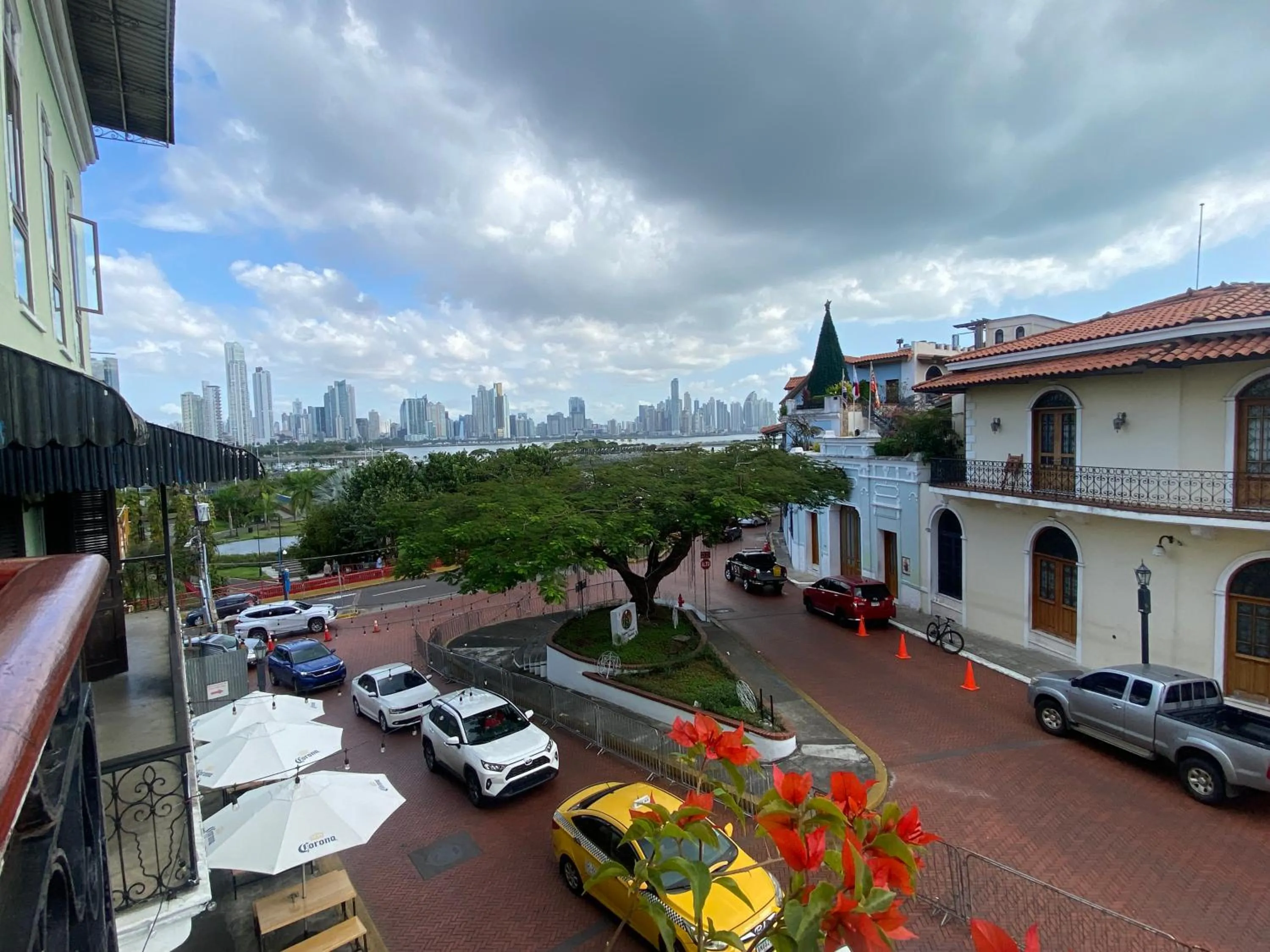 Street view in Oasis Hotel