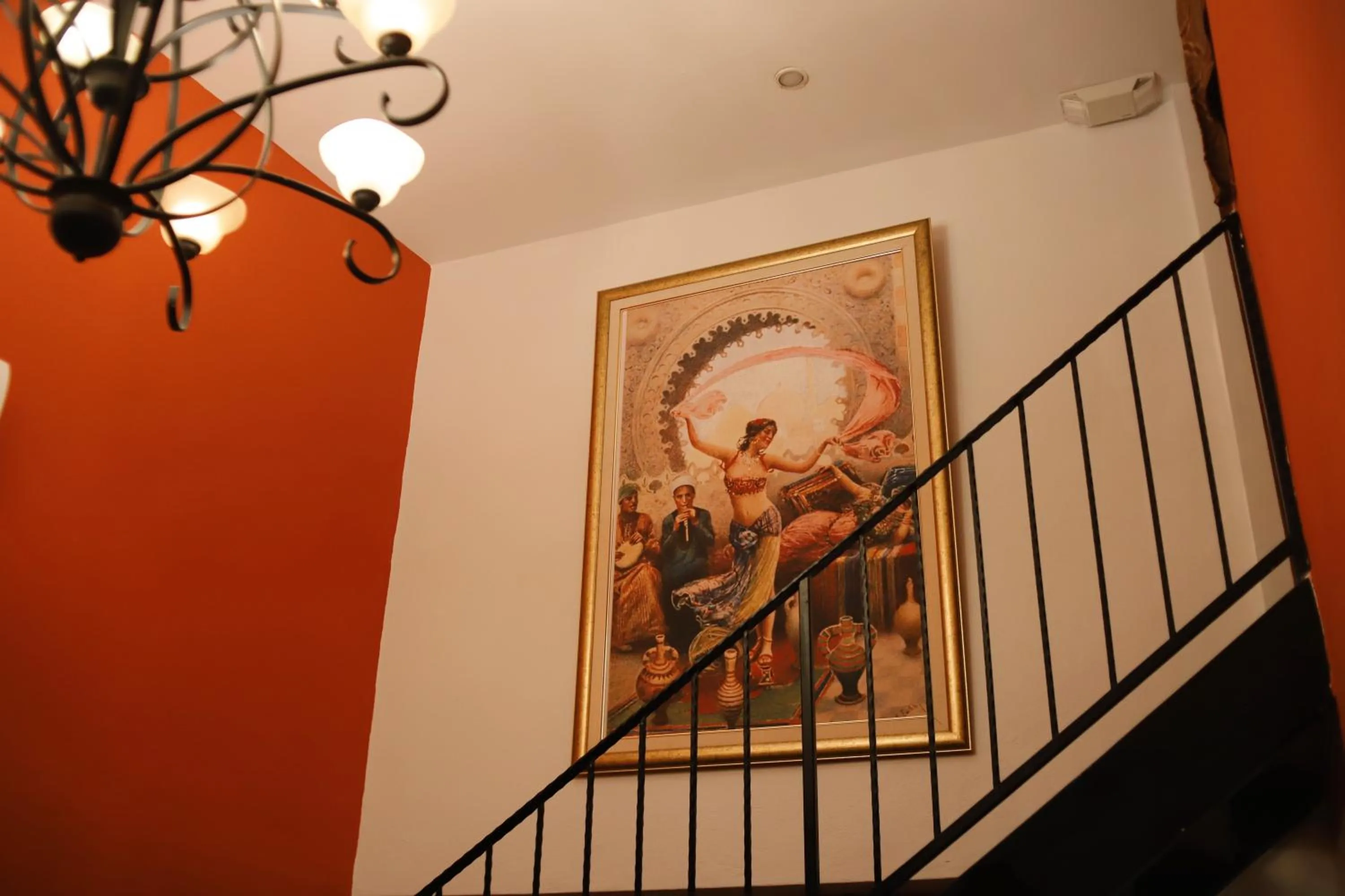 Decorative detail in Oasis Hotel