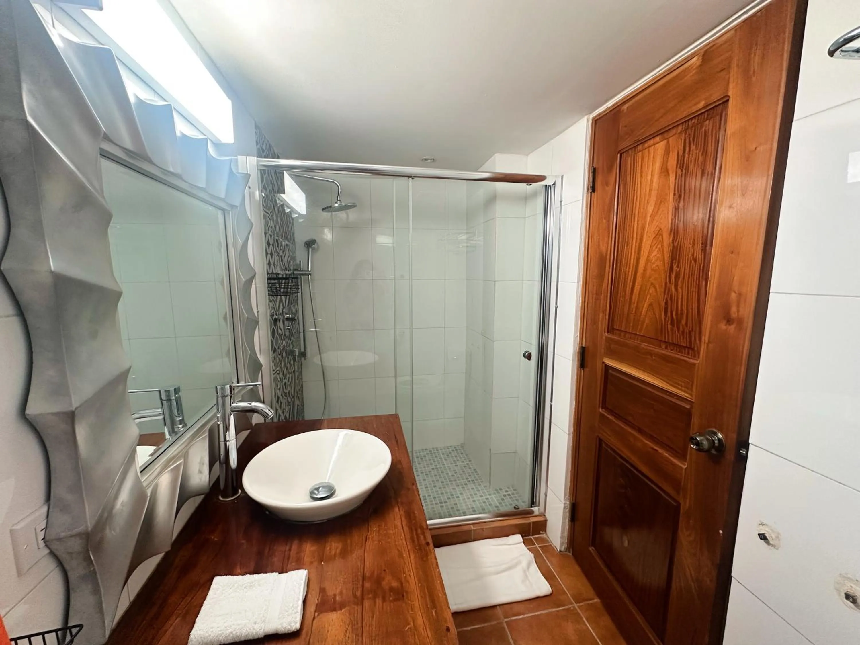 Shower in Oasis Hotel