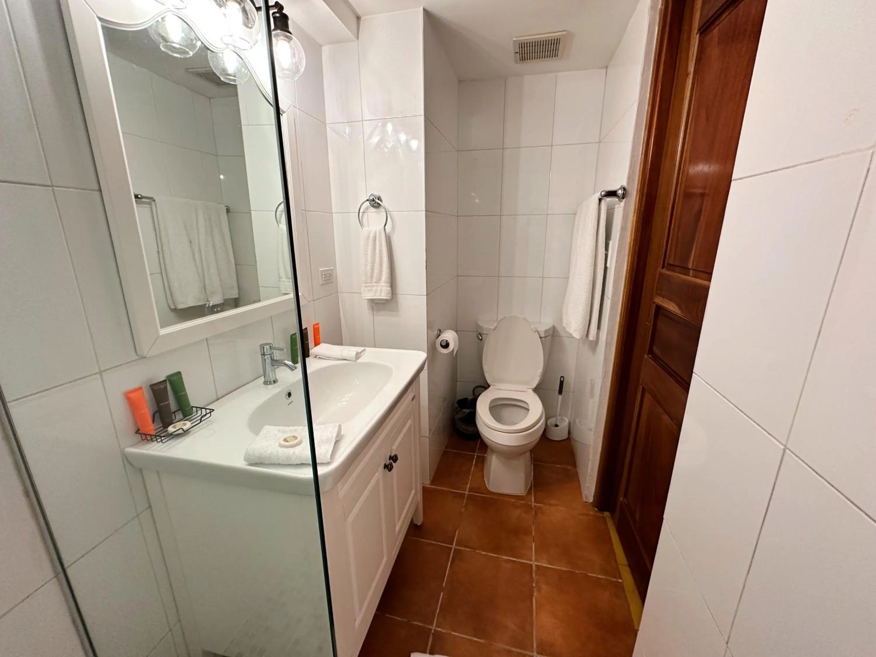 Shower in Oasis Hotel