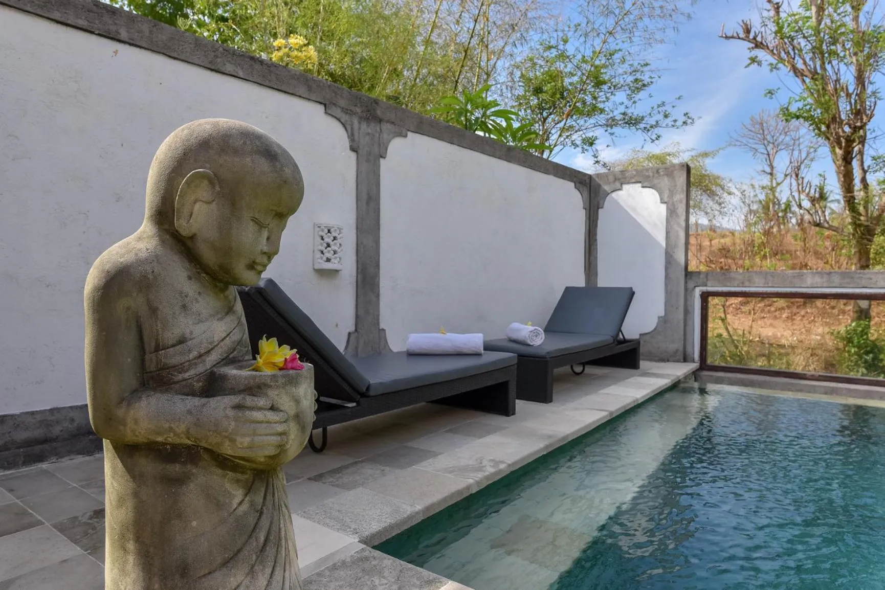 Pool view in Villa Punyan