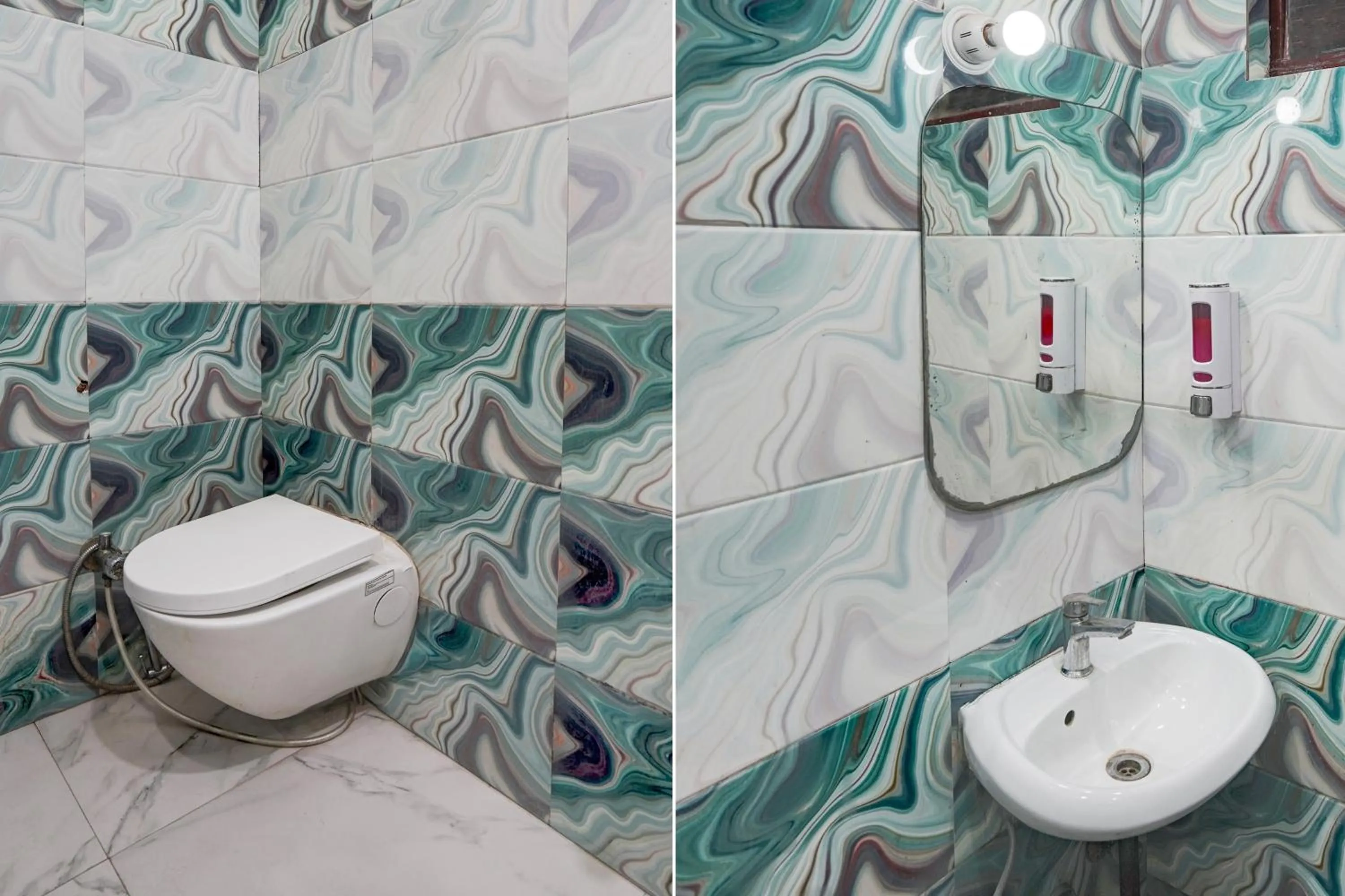 Bathroom in Hotel O Govind Nagar Near Krishan Janm Bhoomi