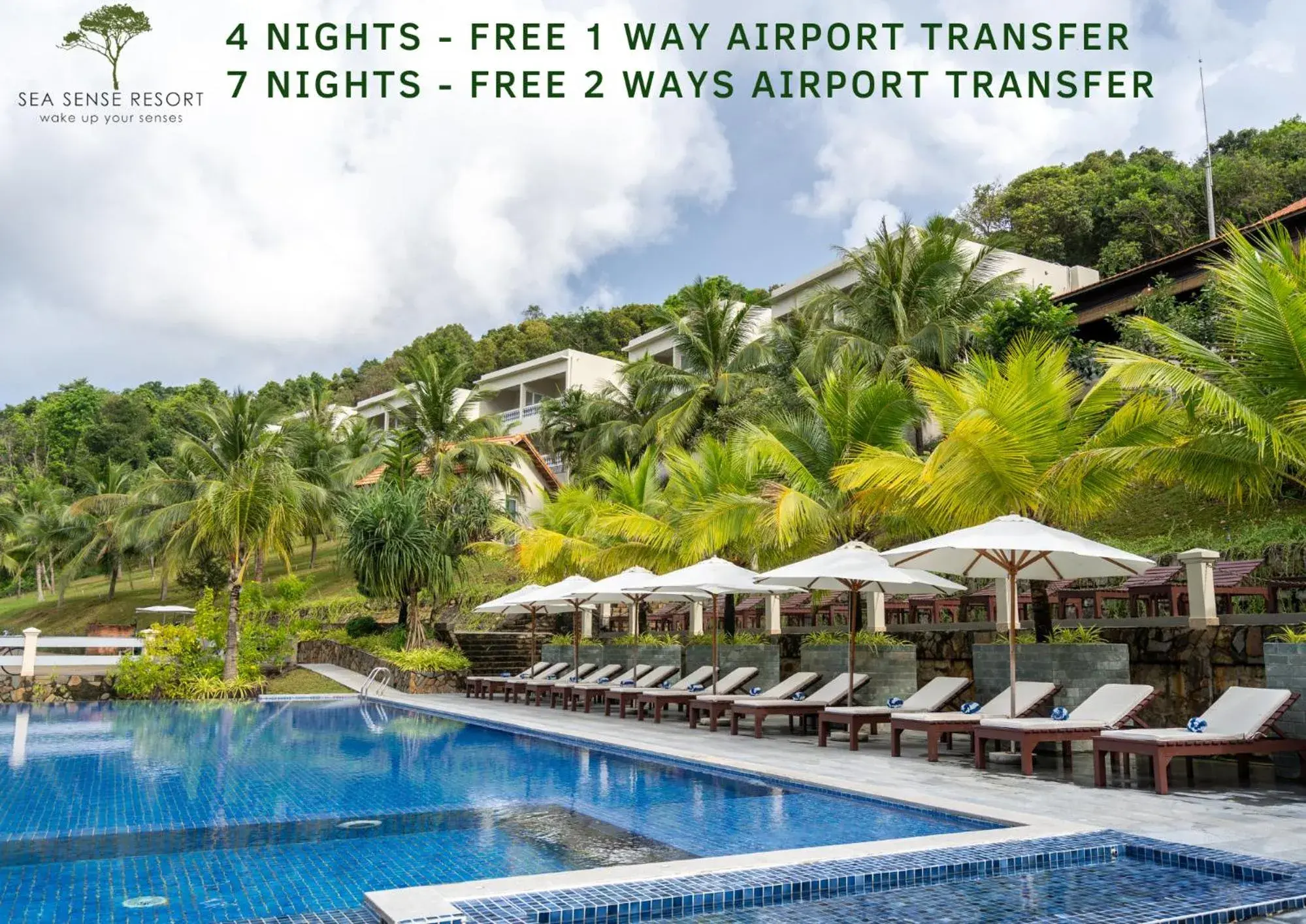 Swimming pool in Sea Sense Resort Swimming pool in Sea Sense Resort