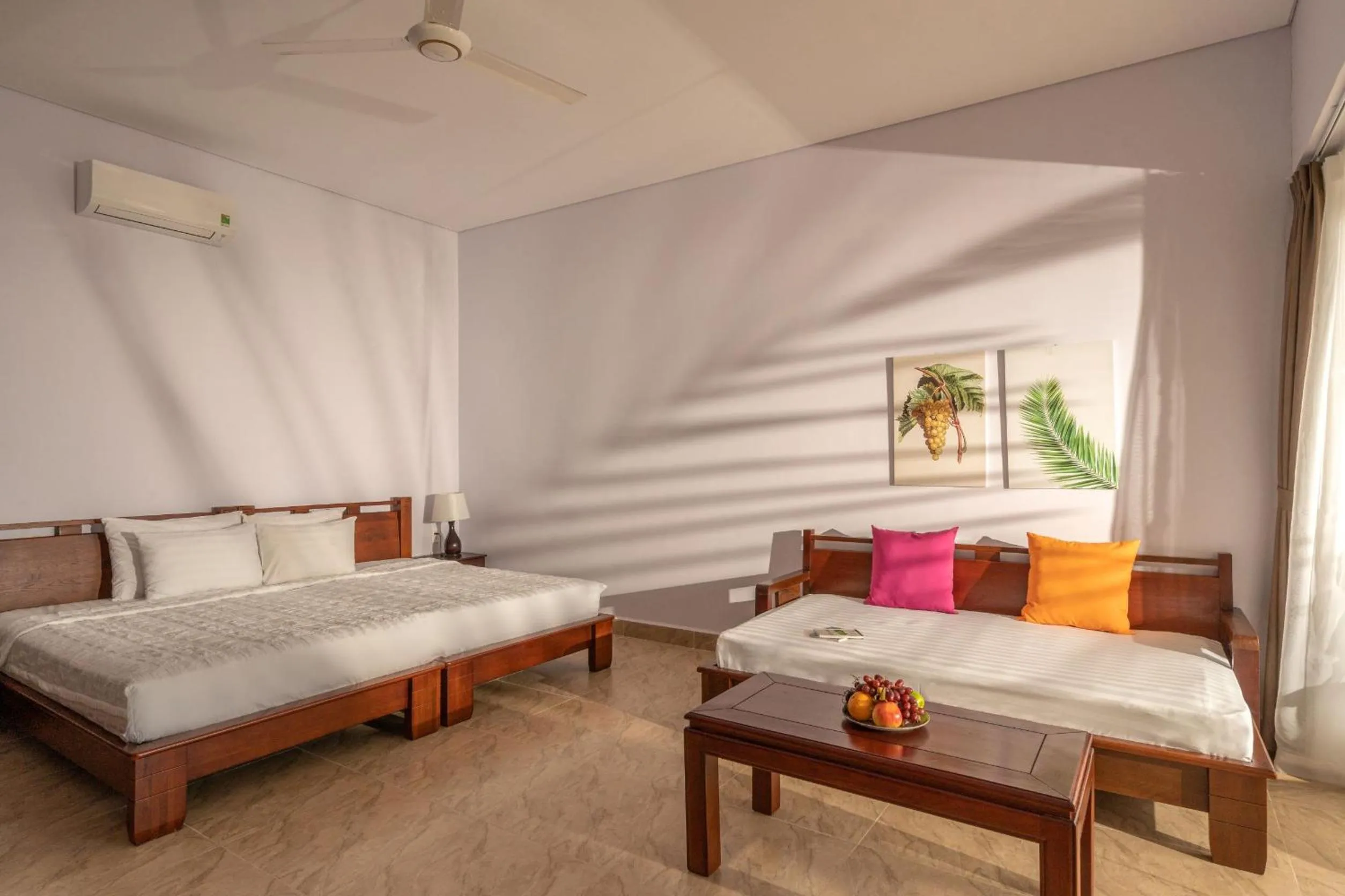 Bed in Sea Sense Resort