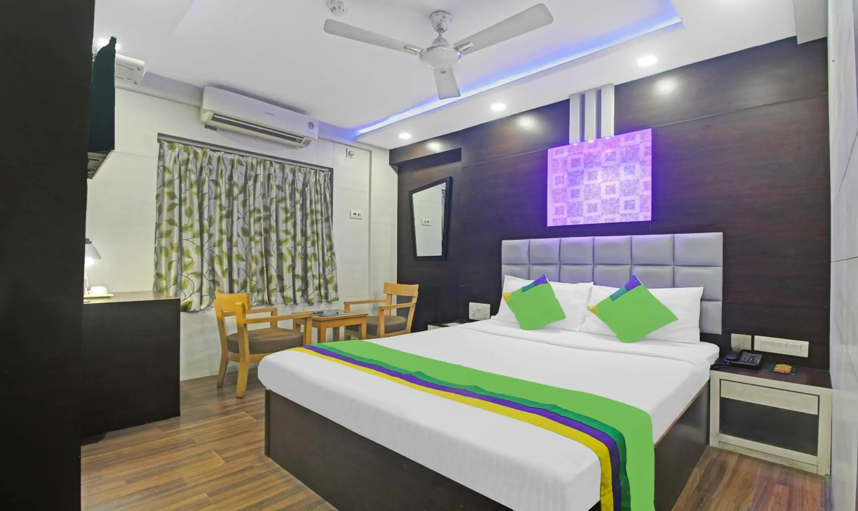 Bedroom, Bed in Treebo Mangalam Bedroom, Bed in Treebo Mangalam