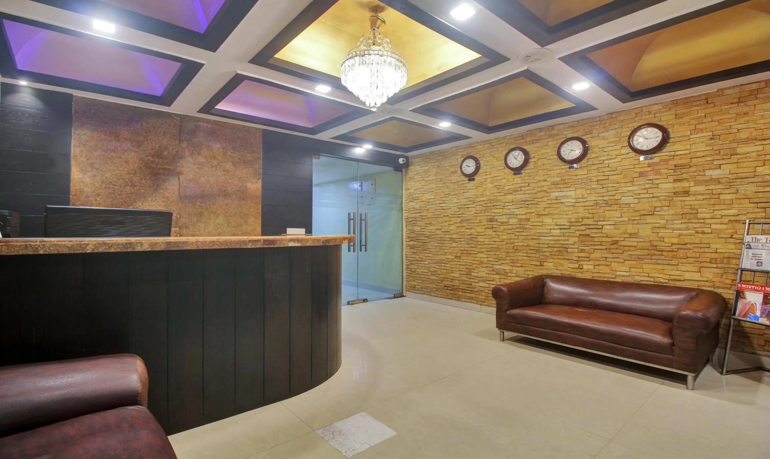 Lobby or reception in Treebo Mangalam, Bhawanipur