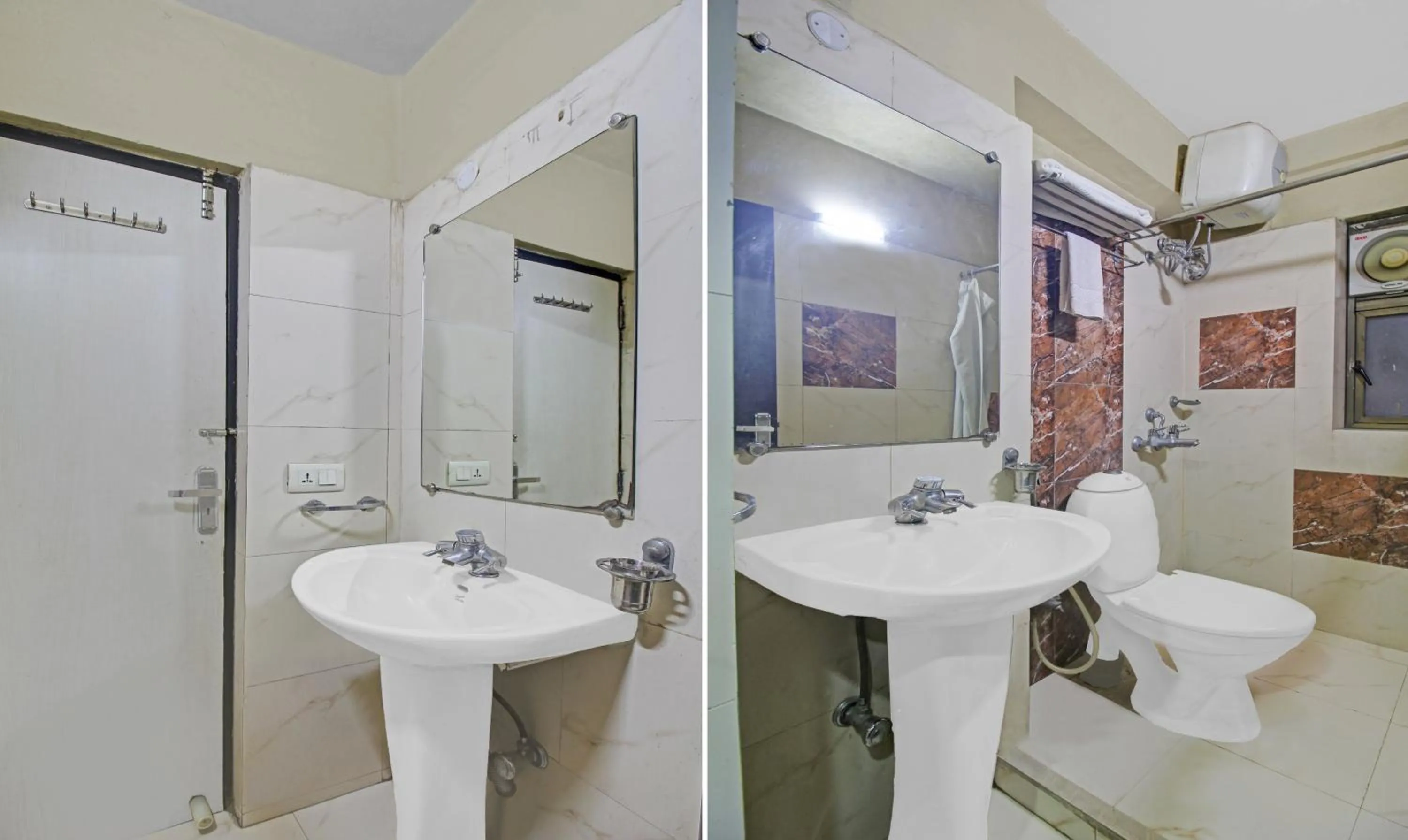Bathroom in Treebo Mangalam, Bhawanipur
