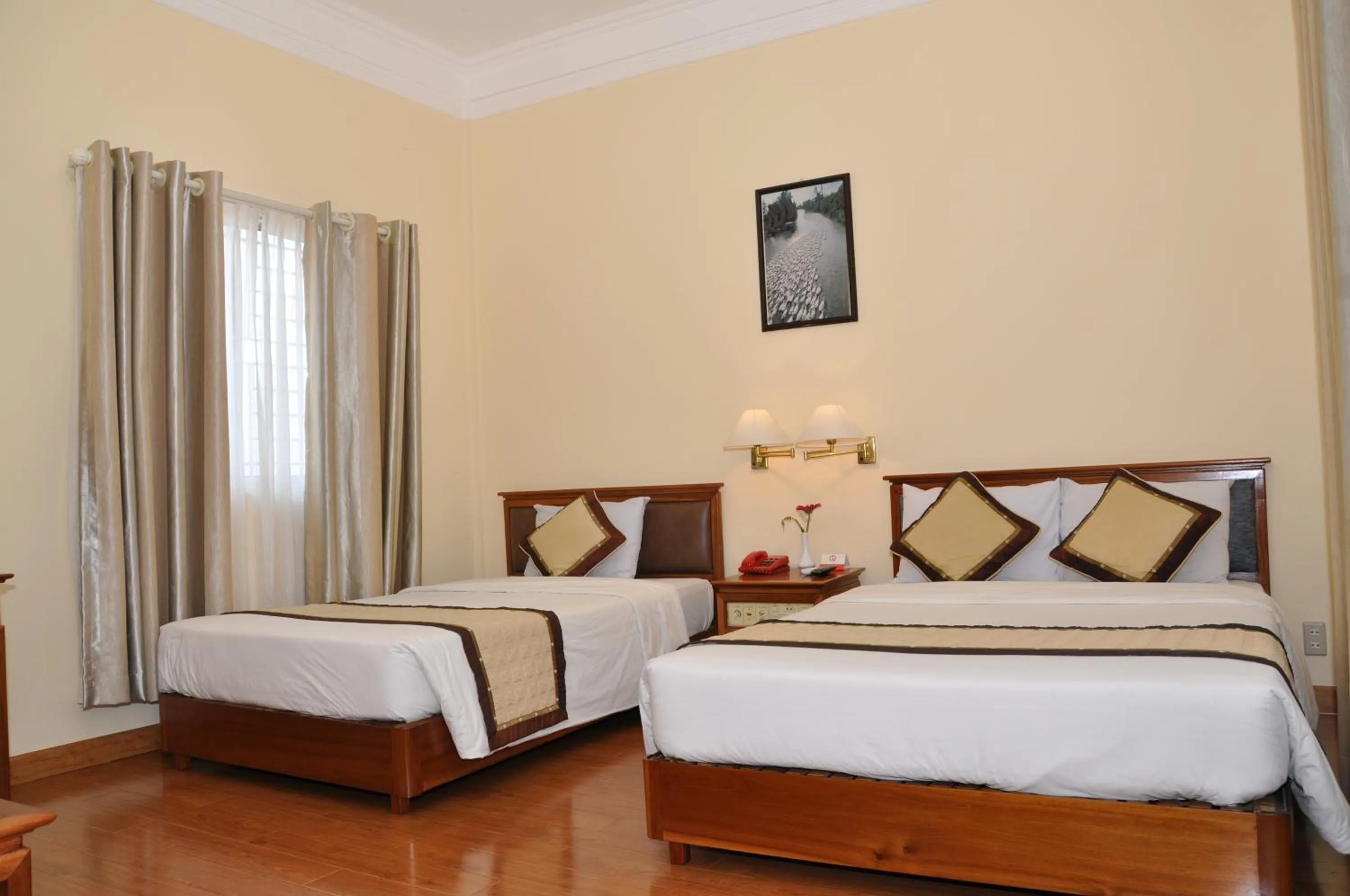 Bed in Saigon Can Tho Hotel