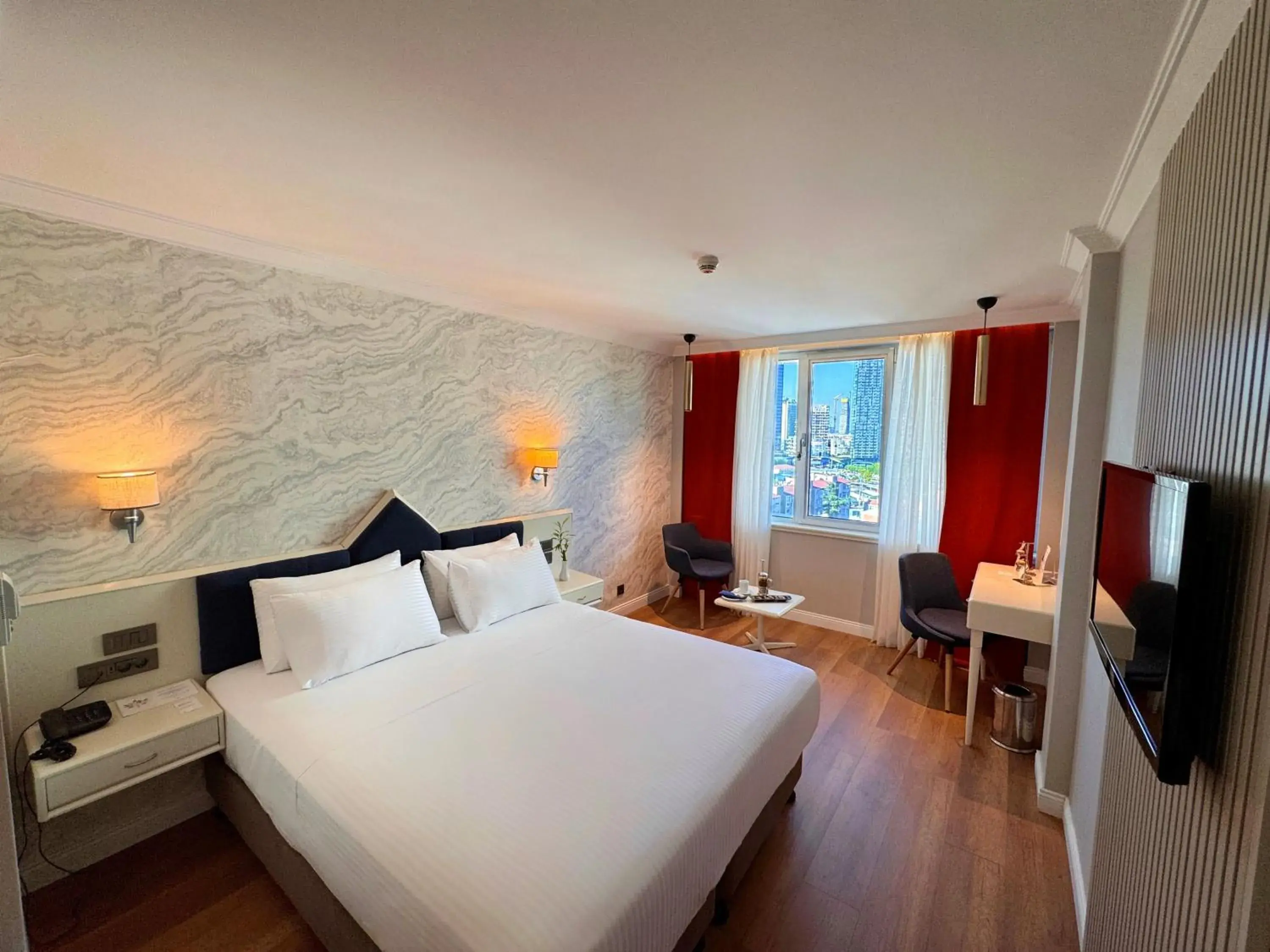 View (from property/room), Bed in Dedeman Istanbul View (from property/room), Bed in Dedeman Istanbul
