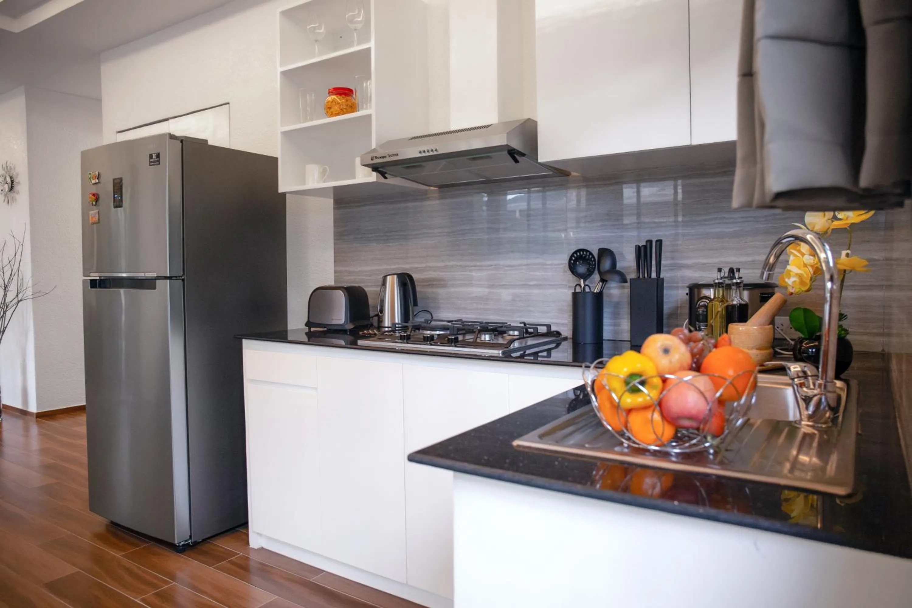 Kitchen or kitchenette in Aila Homestay