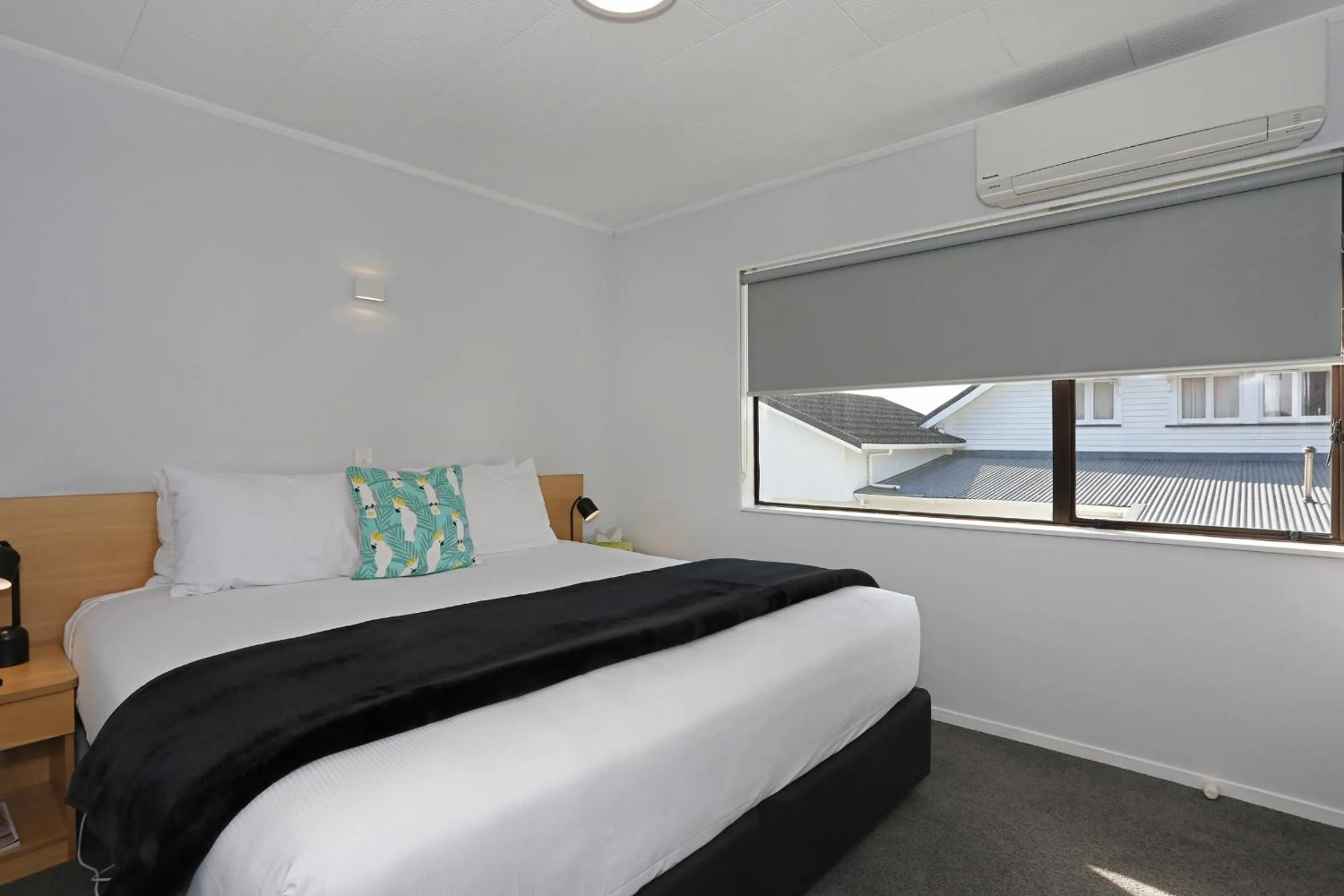 Bed in Hacienda Motor Lodge