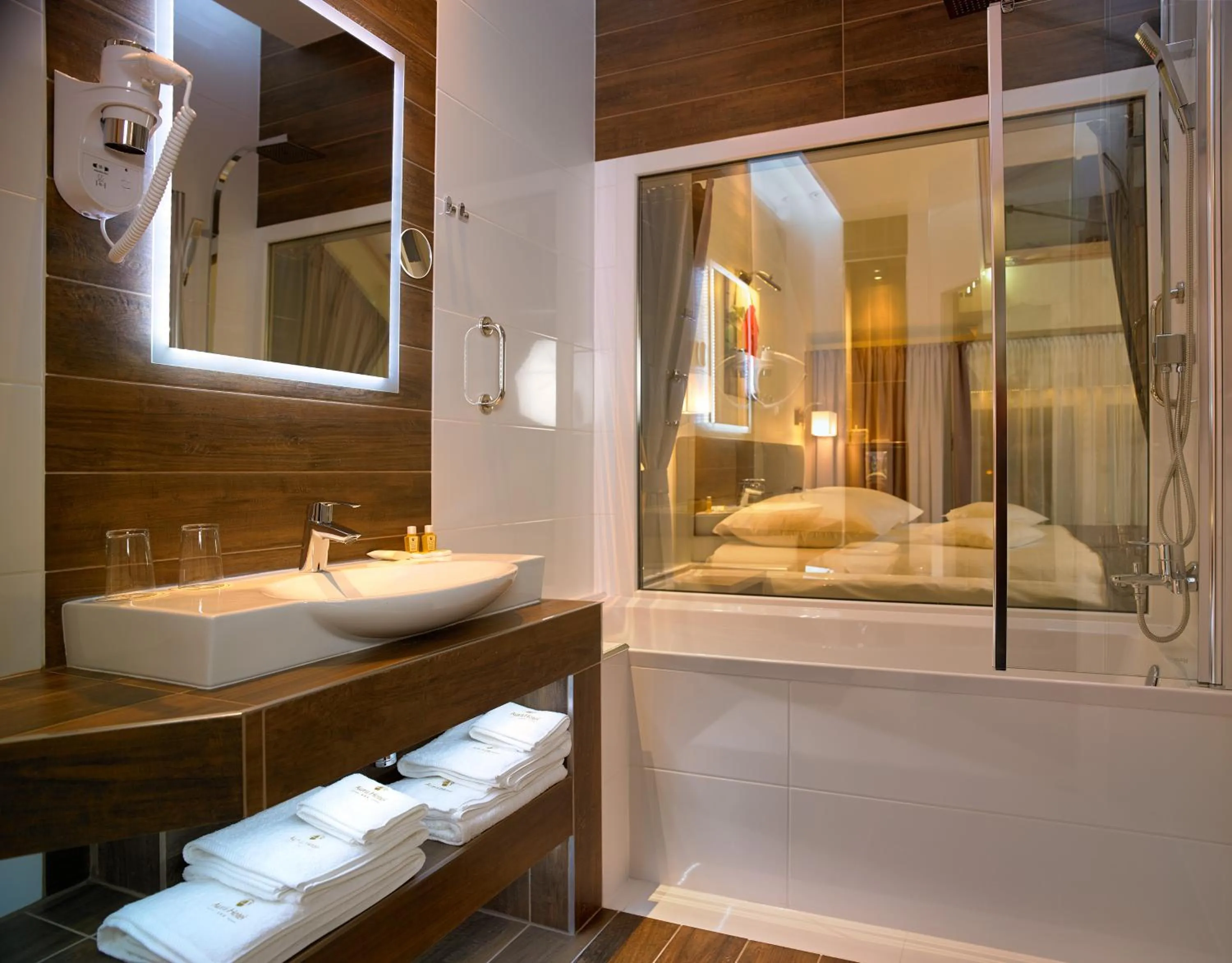Bathroom in Aura - Hotel & Restaurant & Sauna